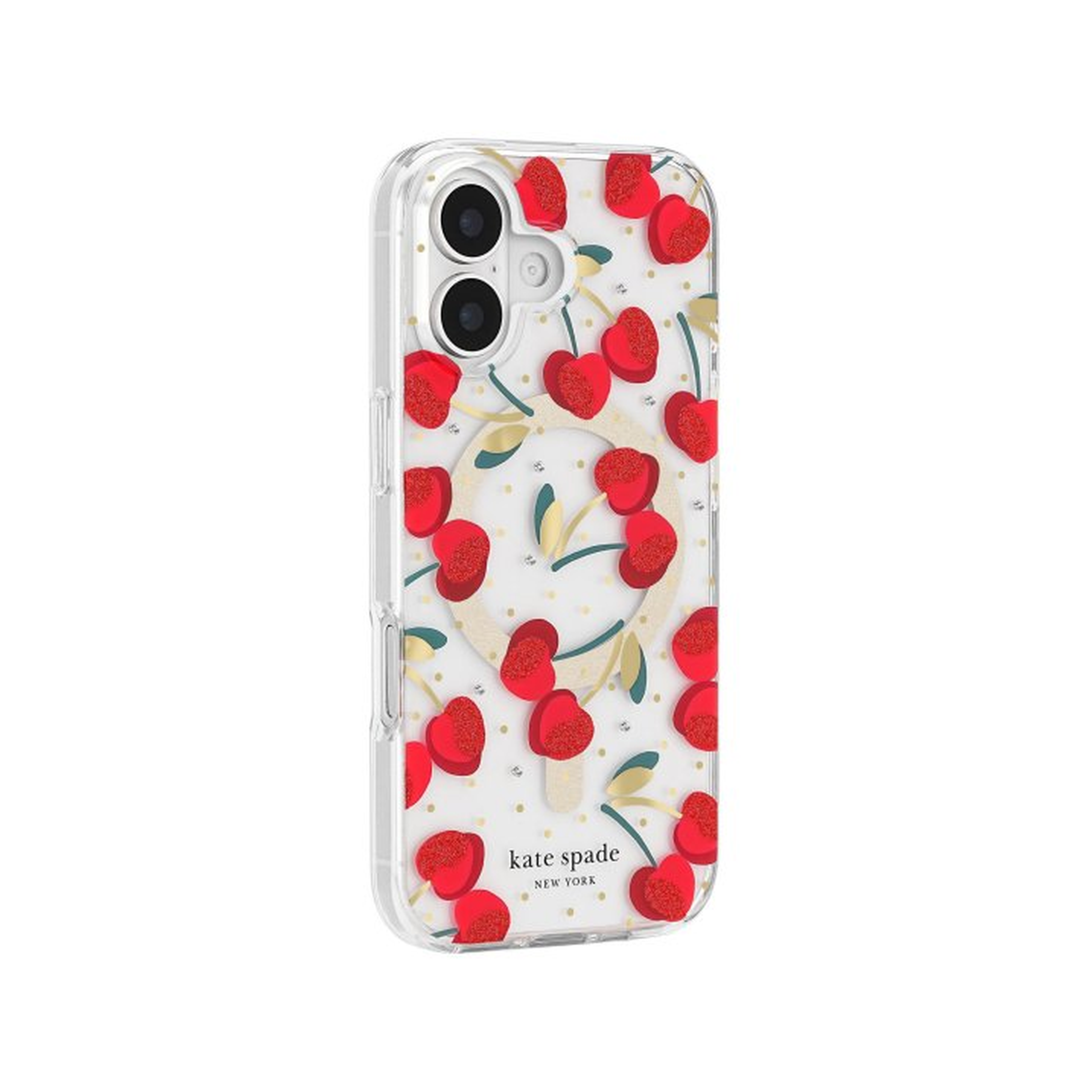 Kate Spade - Protective MagSafe Case for Apple iPhone 17 - Cherry Dot