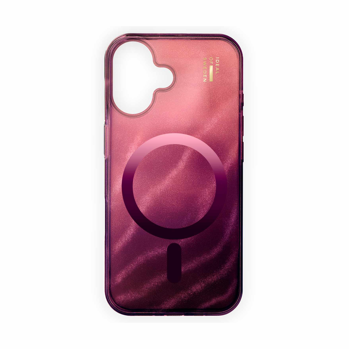 Ideal of Sweden - Glitter Glow MagSafe Case Cherry Lacquer for iPhone 17