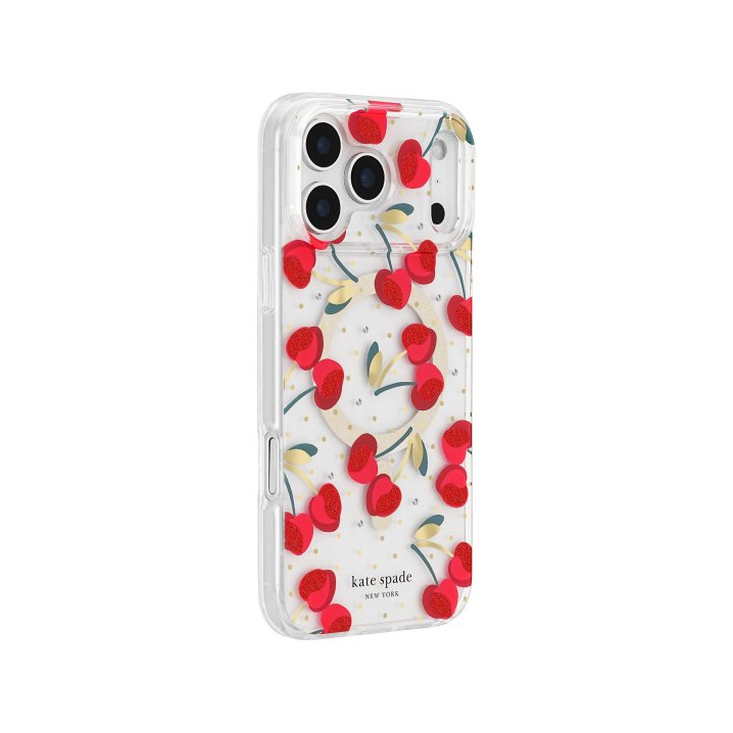 Kate Spade - Protective MagSafe Case for Apple iPhone 17 Pro Max - Cherry Dot