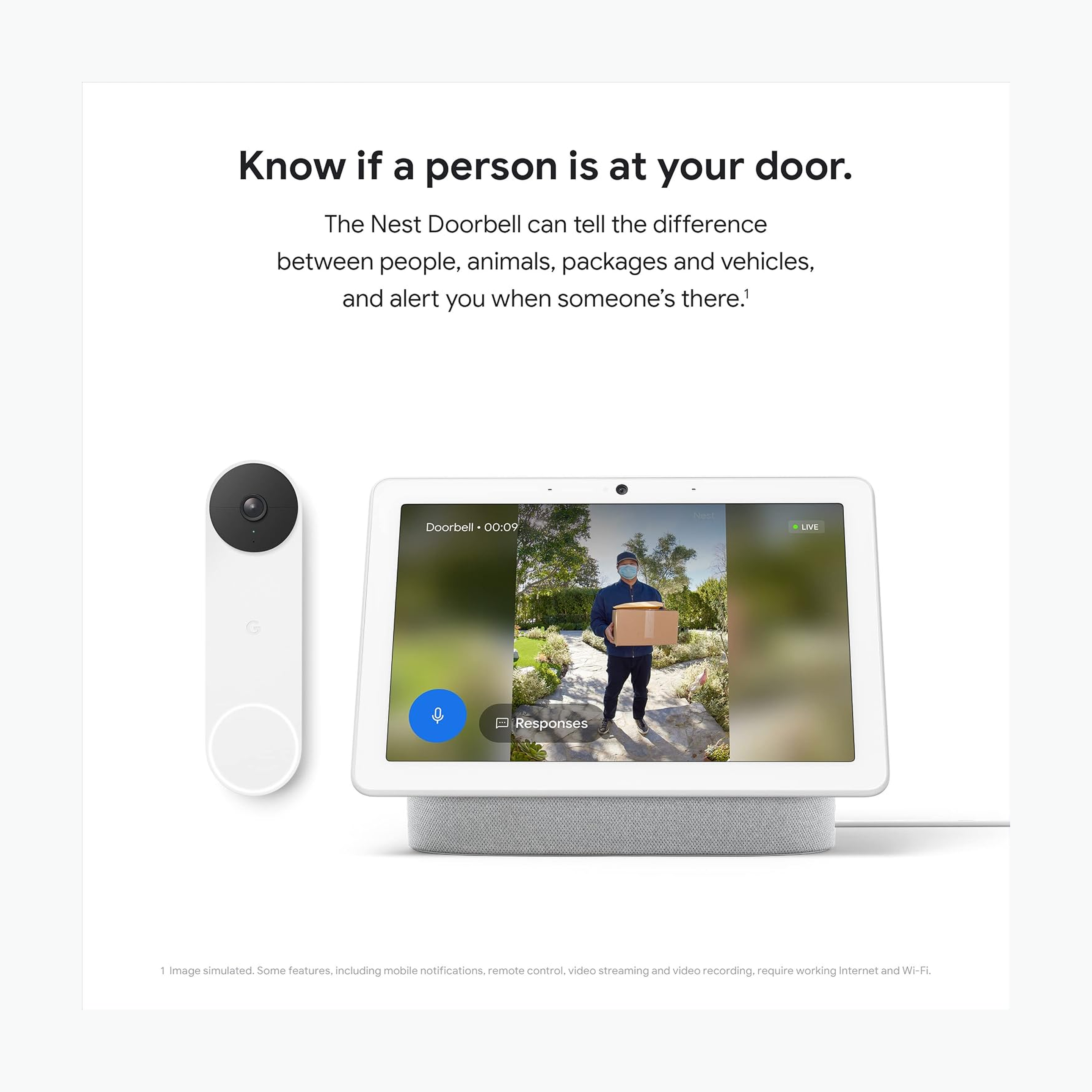 Google - Nest Doorbell(Battery)