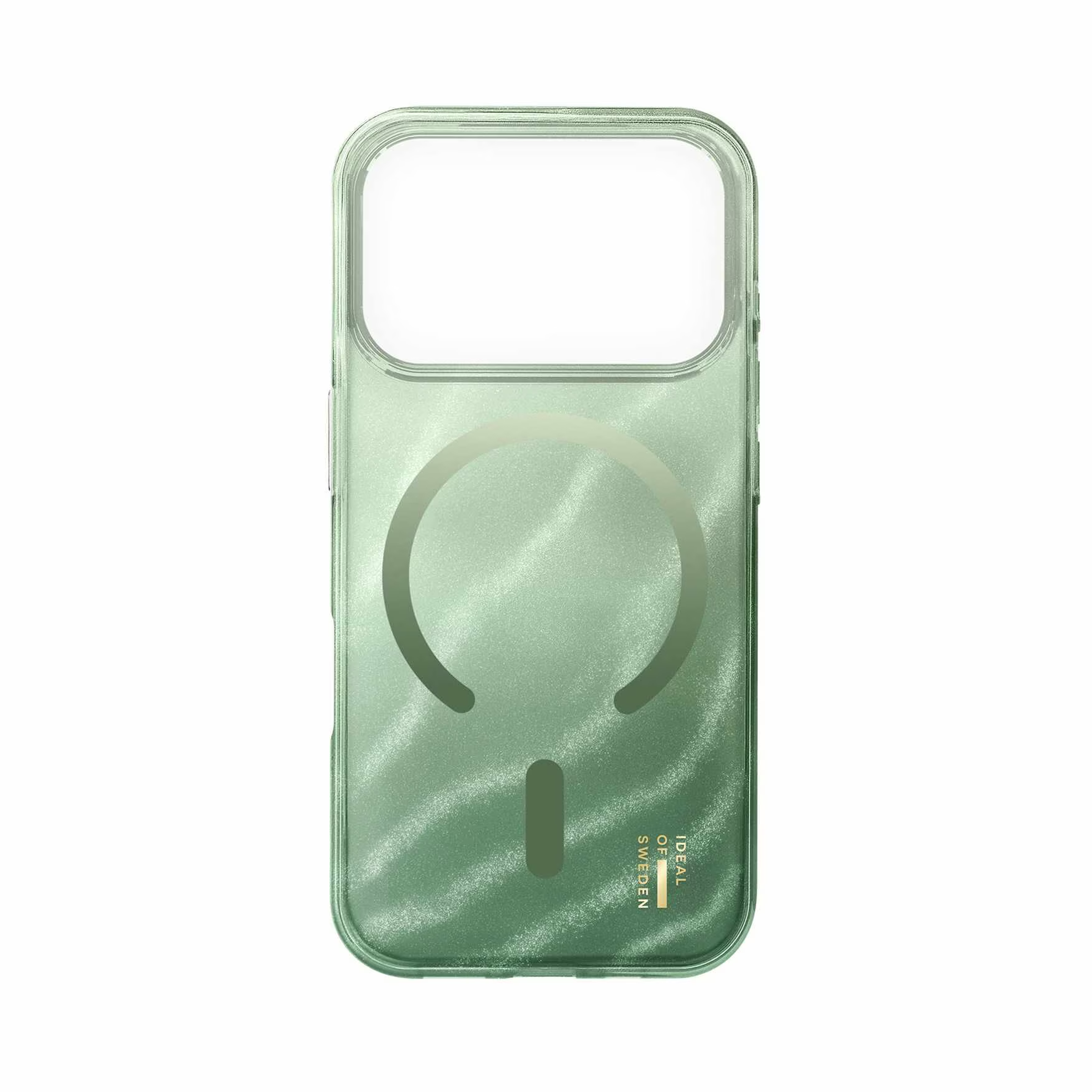 iPhone 17 Pro Max Ideal Of Sweden Glitter Glow MagSafe Case - Sage