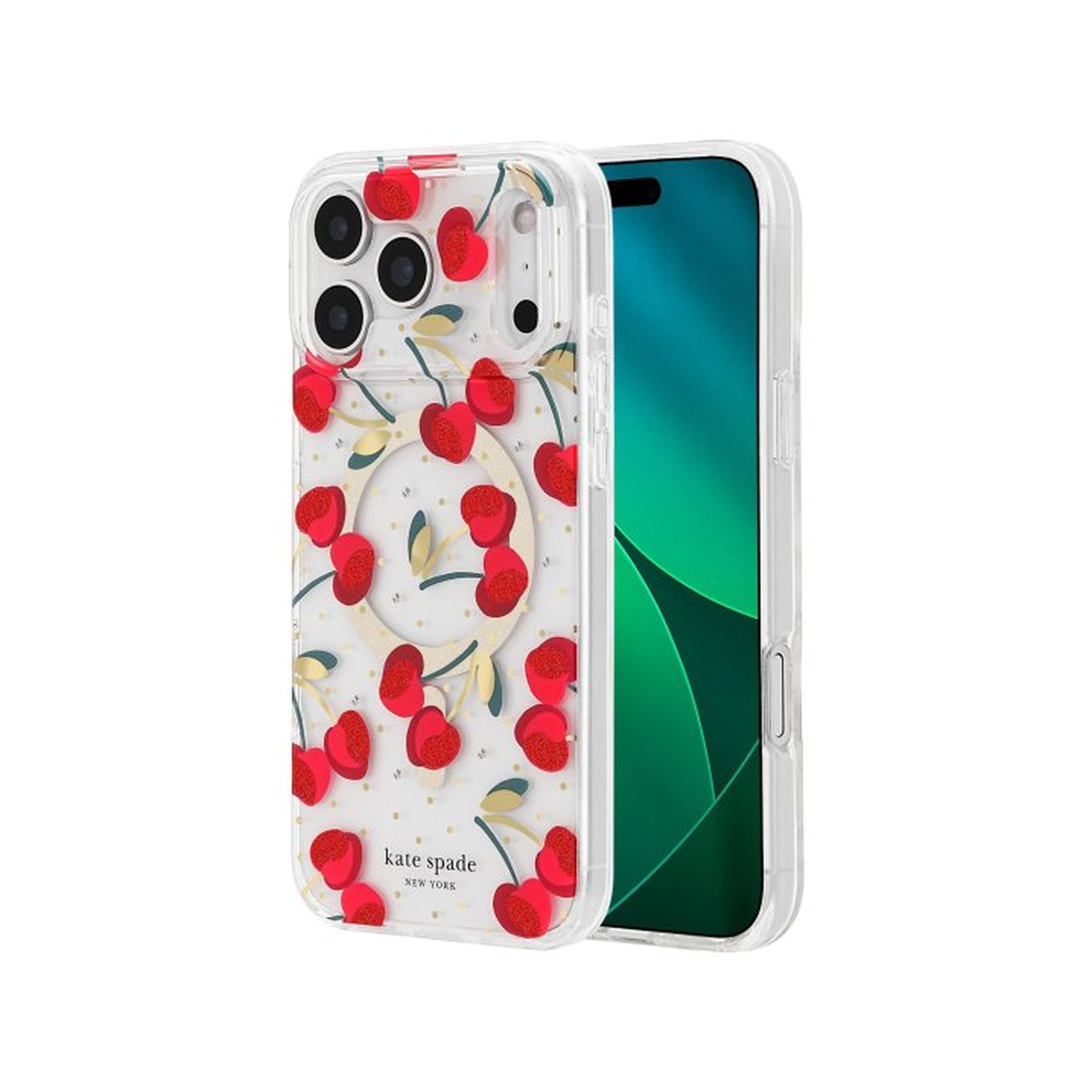 Kate Spade - Protective MagSafe Case for Apple iPhone 17 Pro Max - Cherry Dot