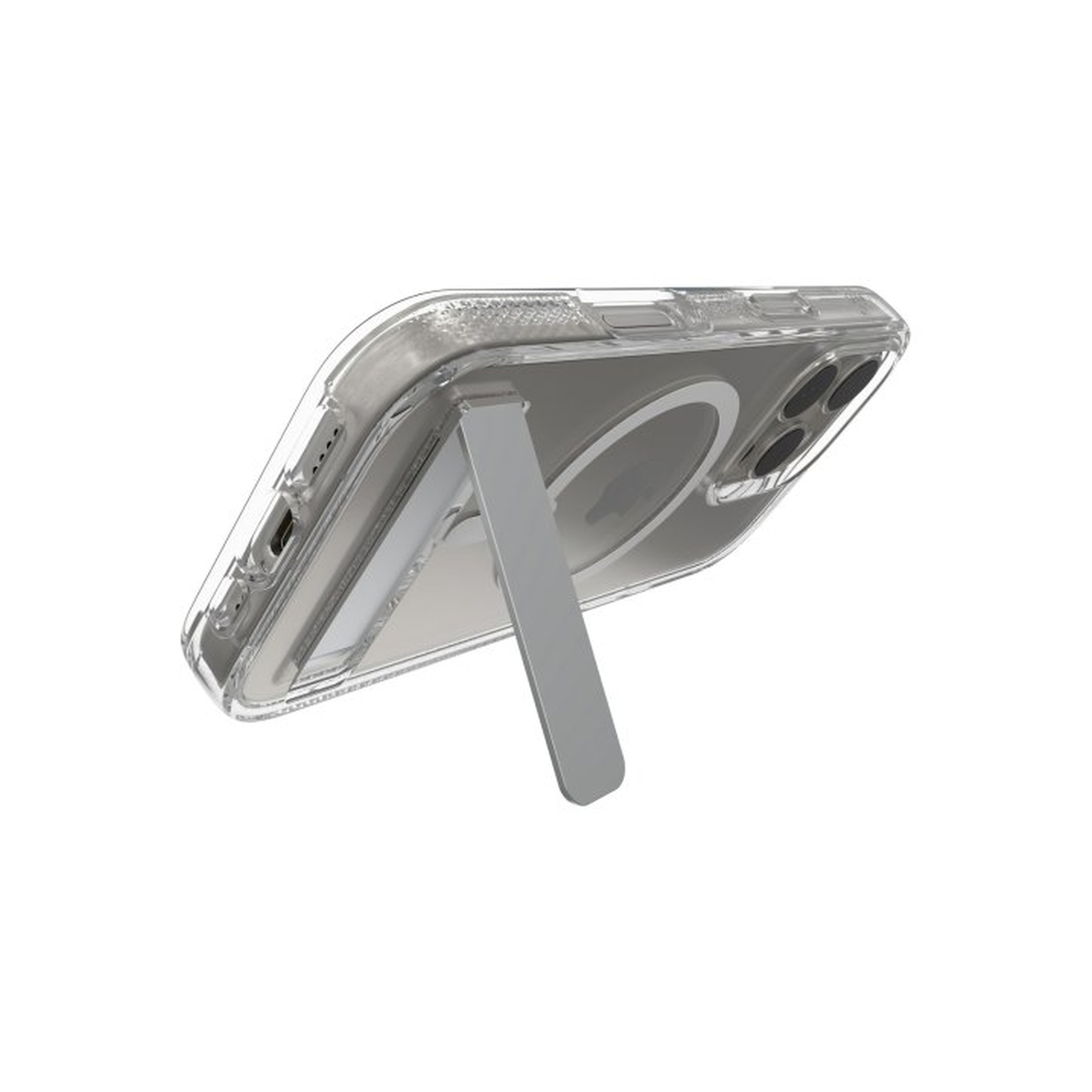 iPhone 16 Pro Zagg Crystal Palace Snap Kickstand Case - Clear