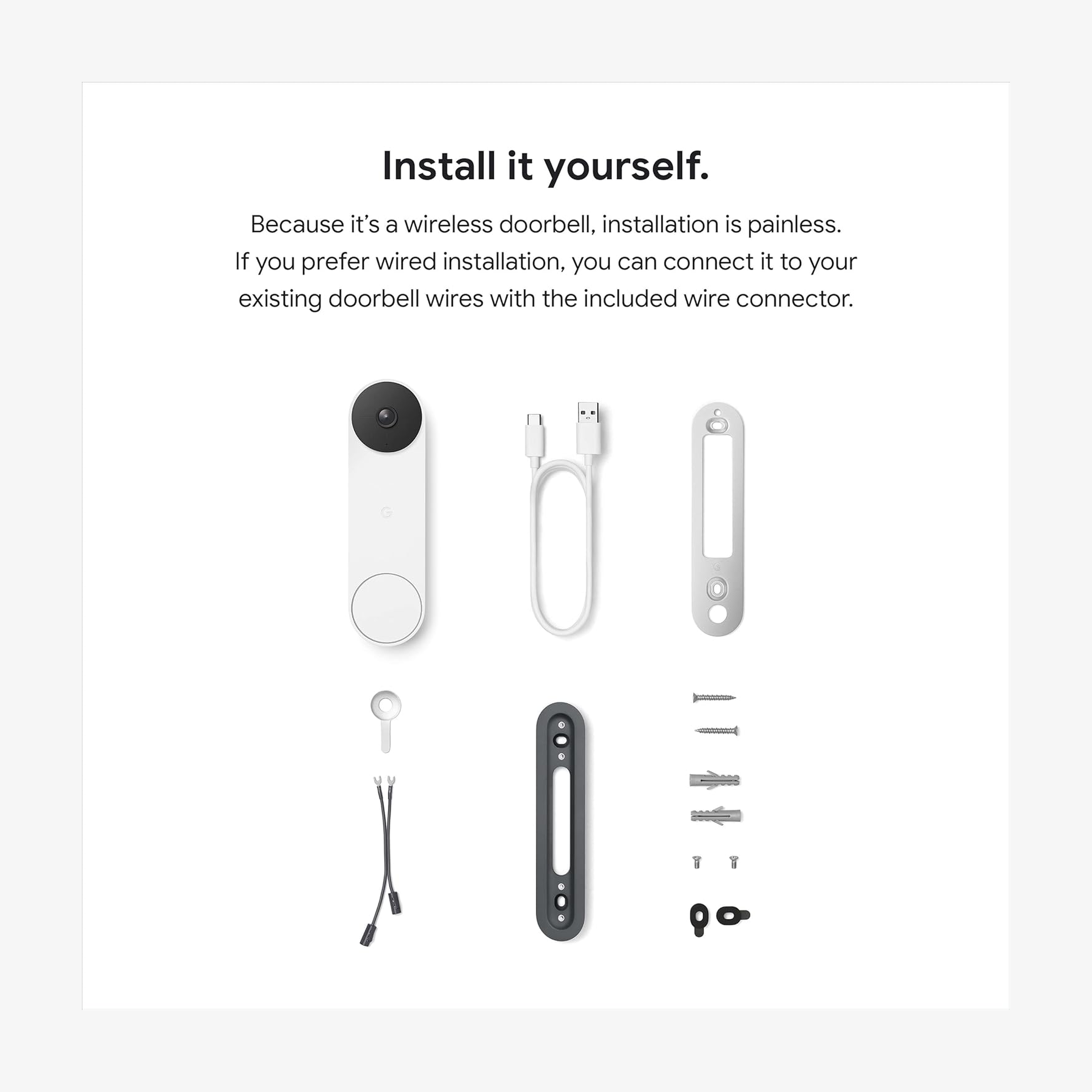 Google - Nest Doorbell(Battery)