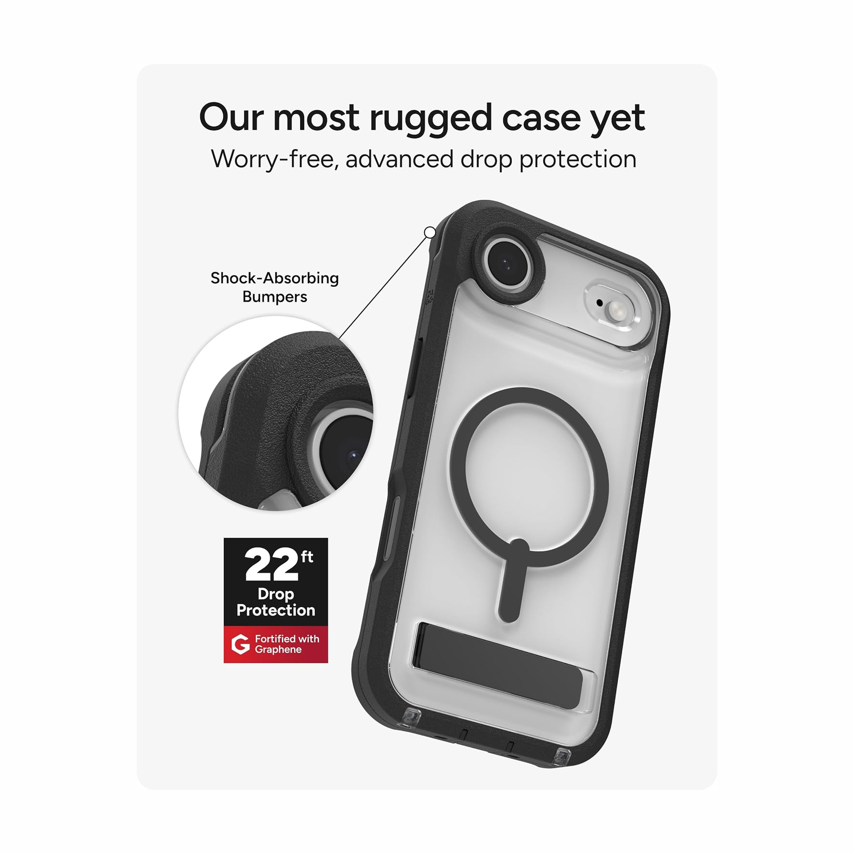 iPhone 17 Air Zagg Rainier Snap Kickstand Case