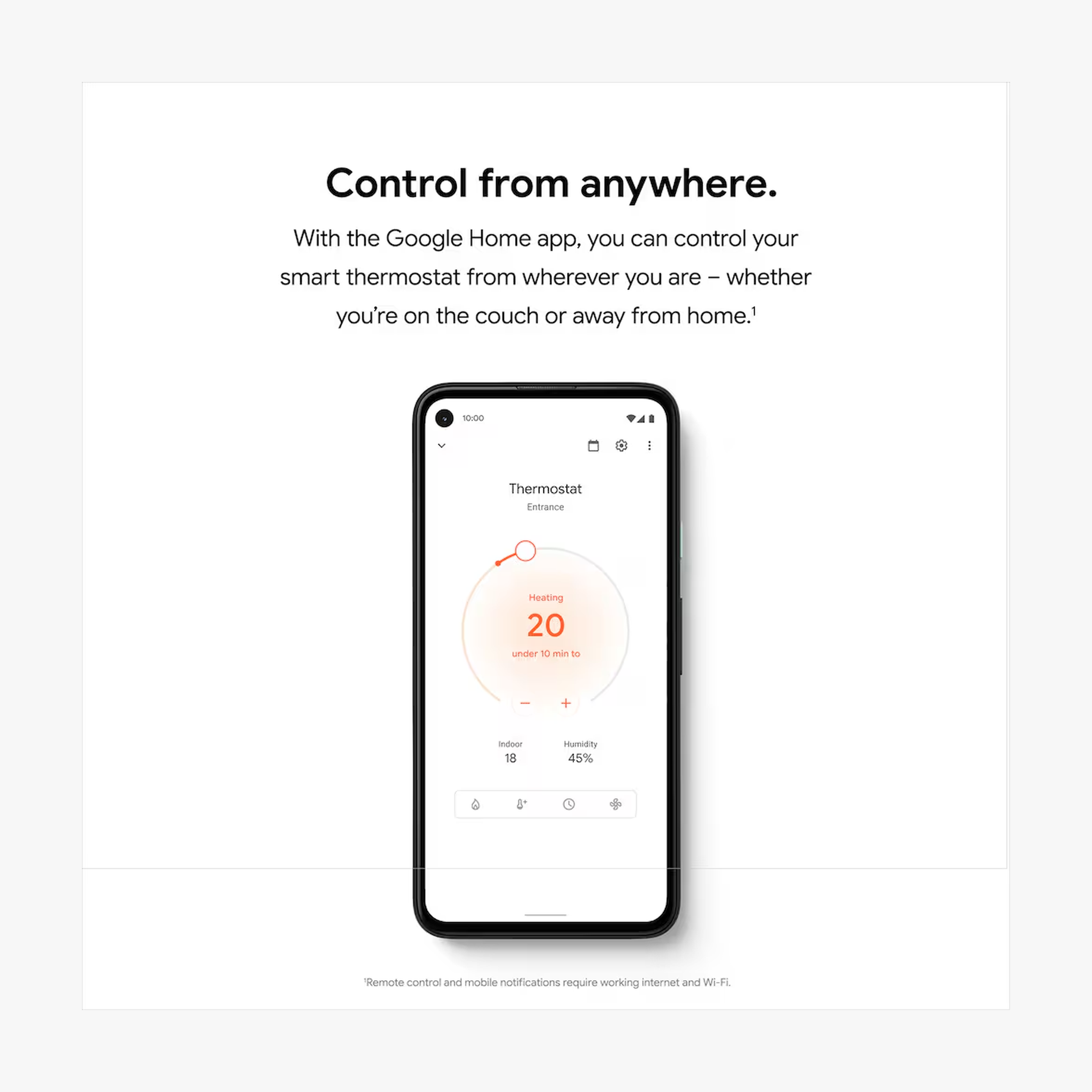 Google Nest Thermostat - Snow