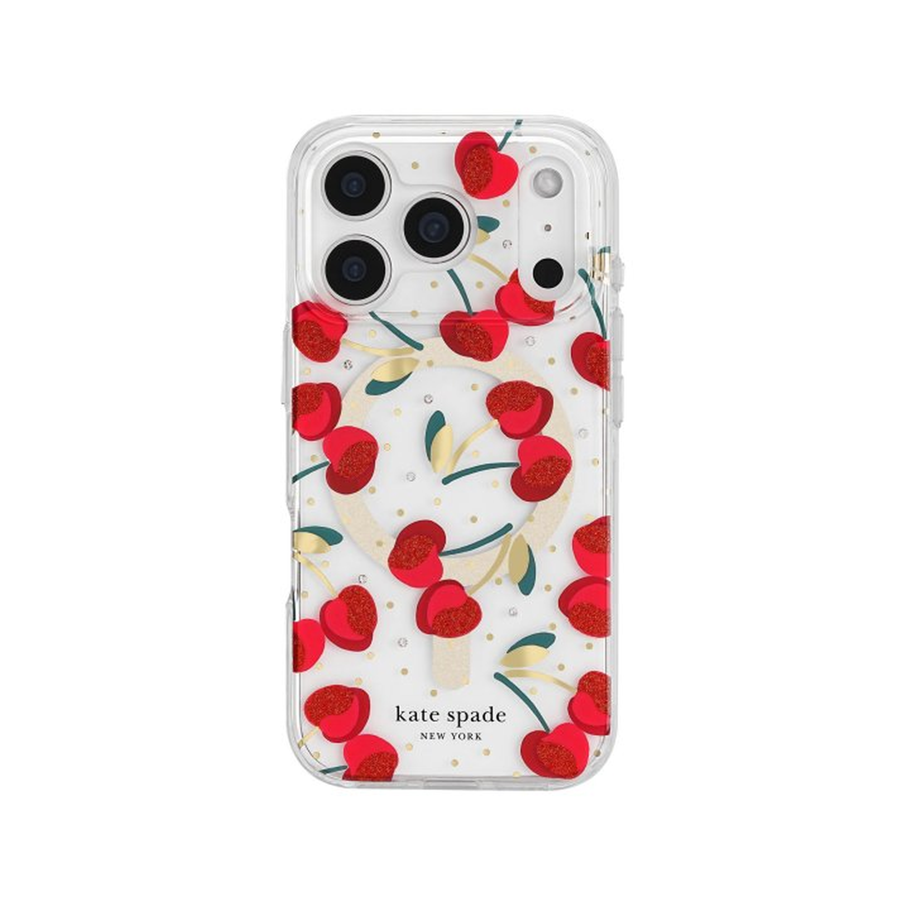 iPhoneアクセサリー kate spade iPhone17 Cherry Dot MagSafe iPhone 17 Pro Kate Spade MagSafe Case - Cherry Dot – Jump.ca