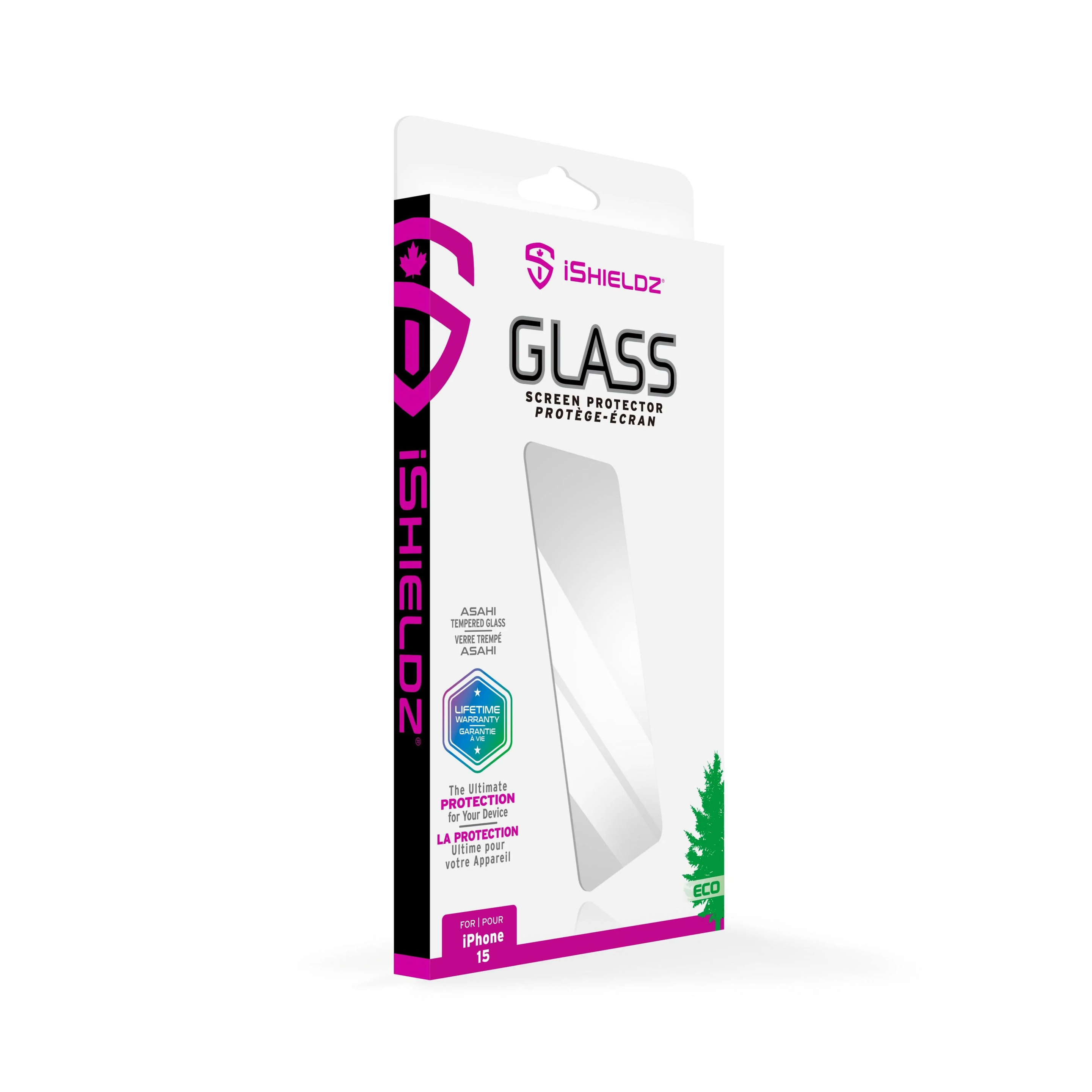 iPhone 15+ iShieldz Tempered Glass Screen Protector
