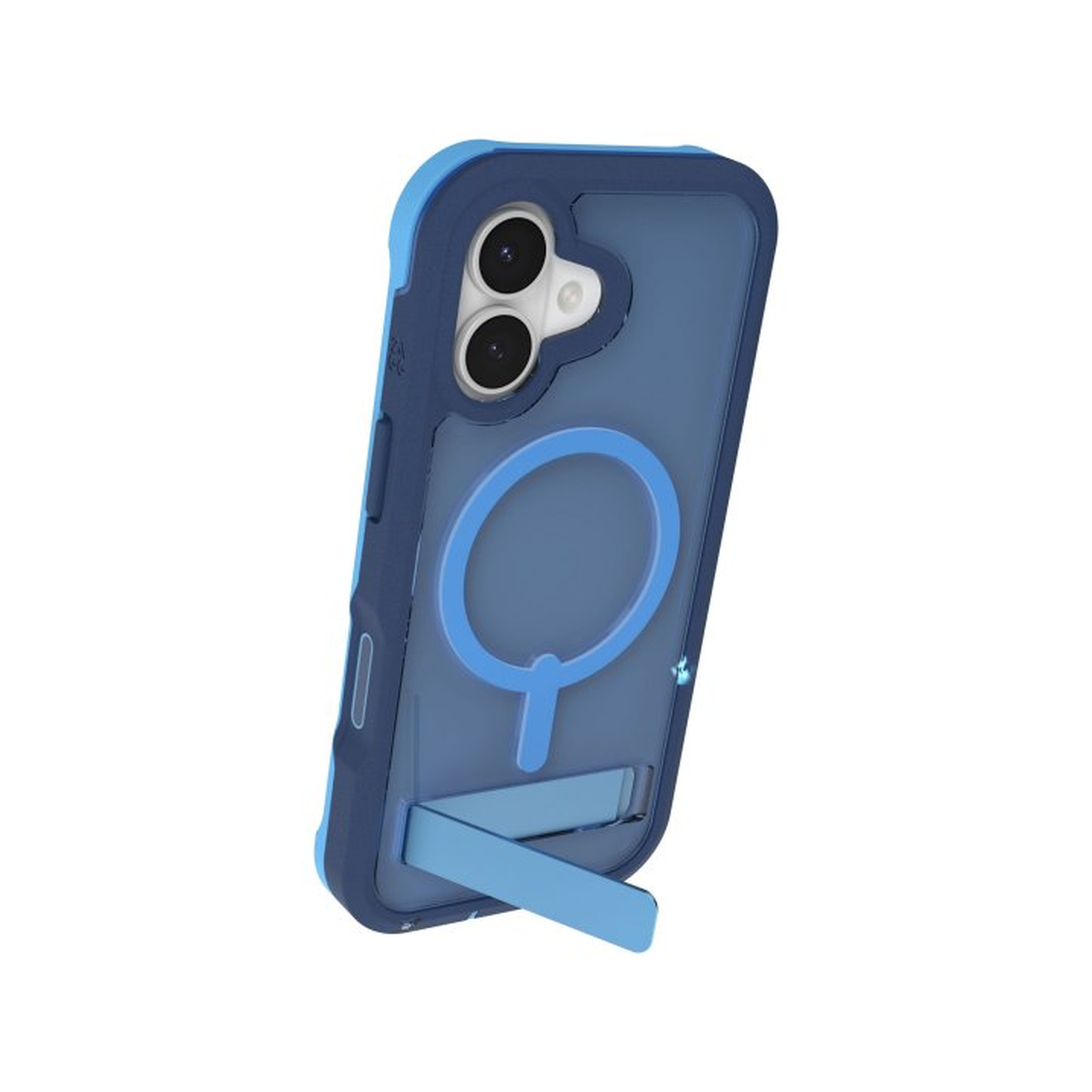 iPhone 17 ZAGG Graphene Rainier Snap Kickstand Case - Cobalt Horizon