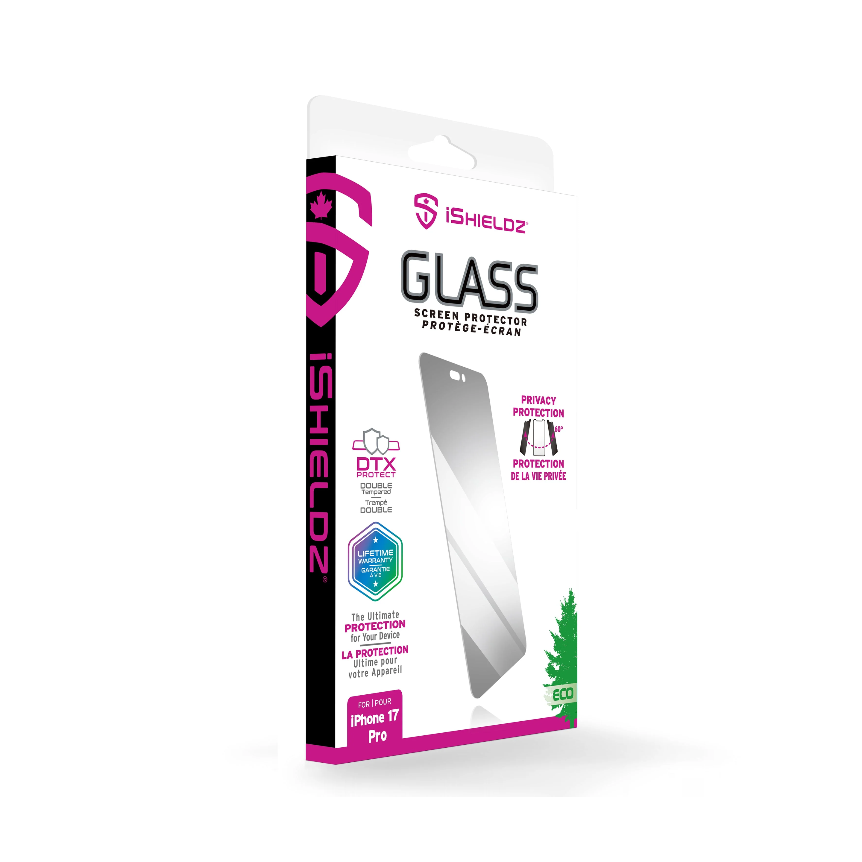 iPhone 17 Pro iShieldz Privacy Glass Screen Protector