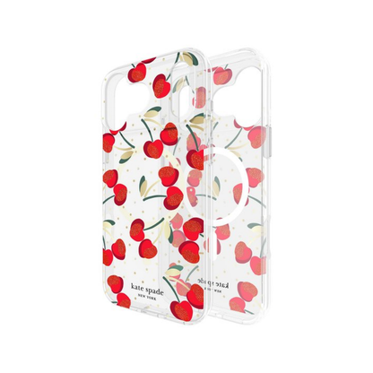 Kate Spade - Protective MagSafe Case for Apple iPhone 17 Pro Max - Cherry Dot