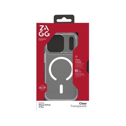 iPhone 18 Pro Zagg Crystal Palace Snap Case - Clear