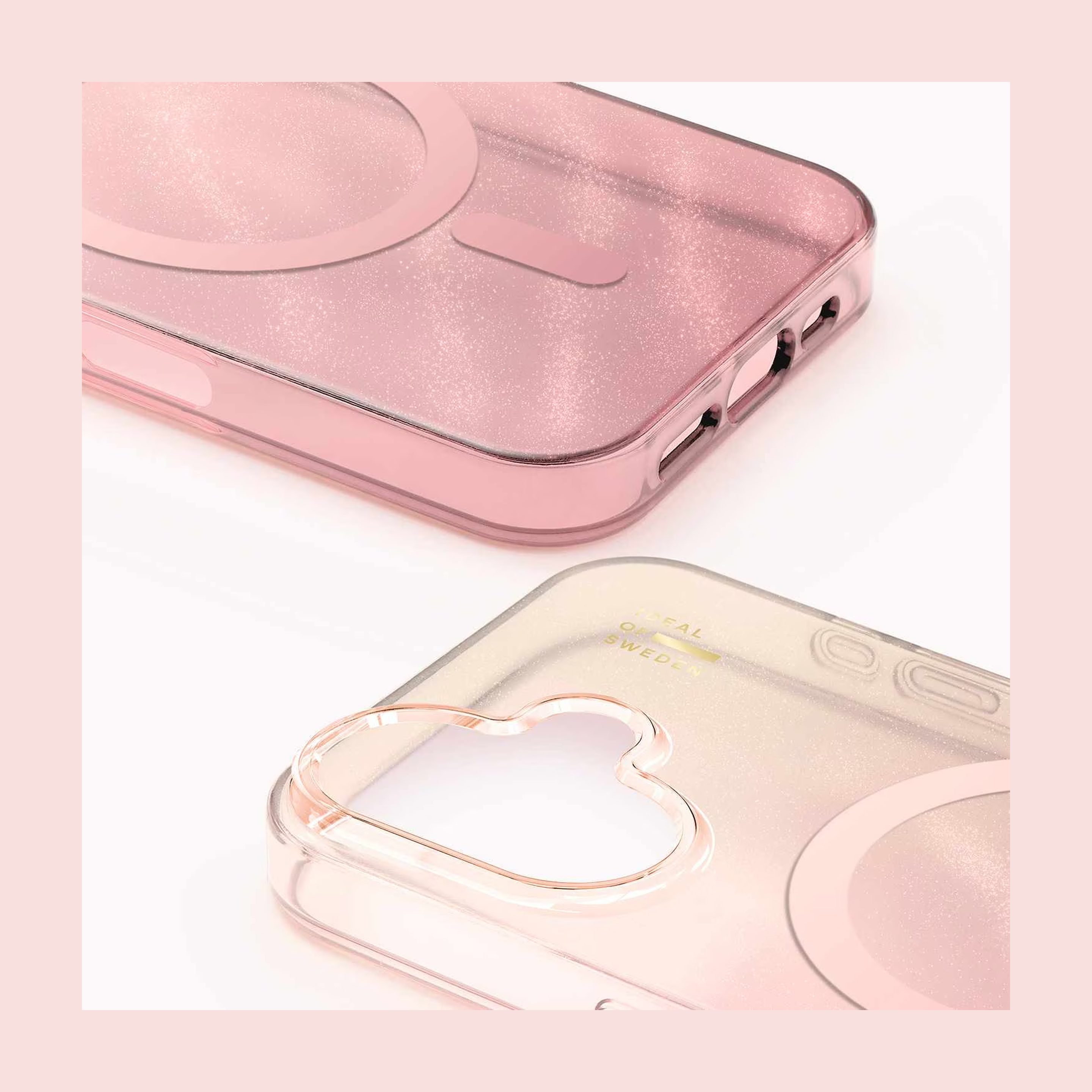 iPhone 17 Ideal Of Sweden Clear Magsafe Case Blush