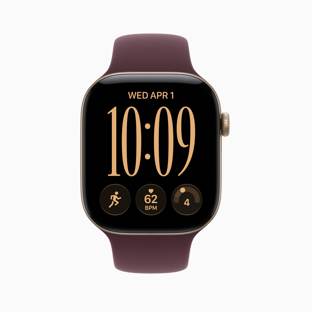 Apple Watch 12 GPS+Cellular - 46mm Light Gold