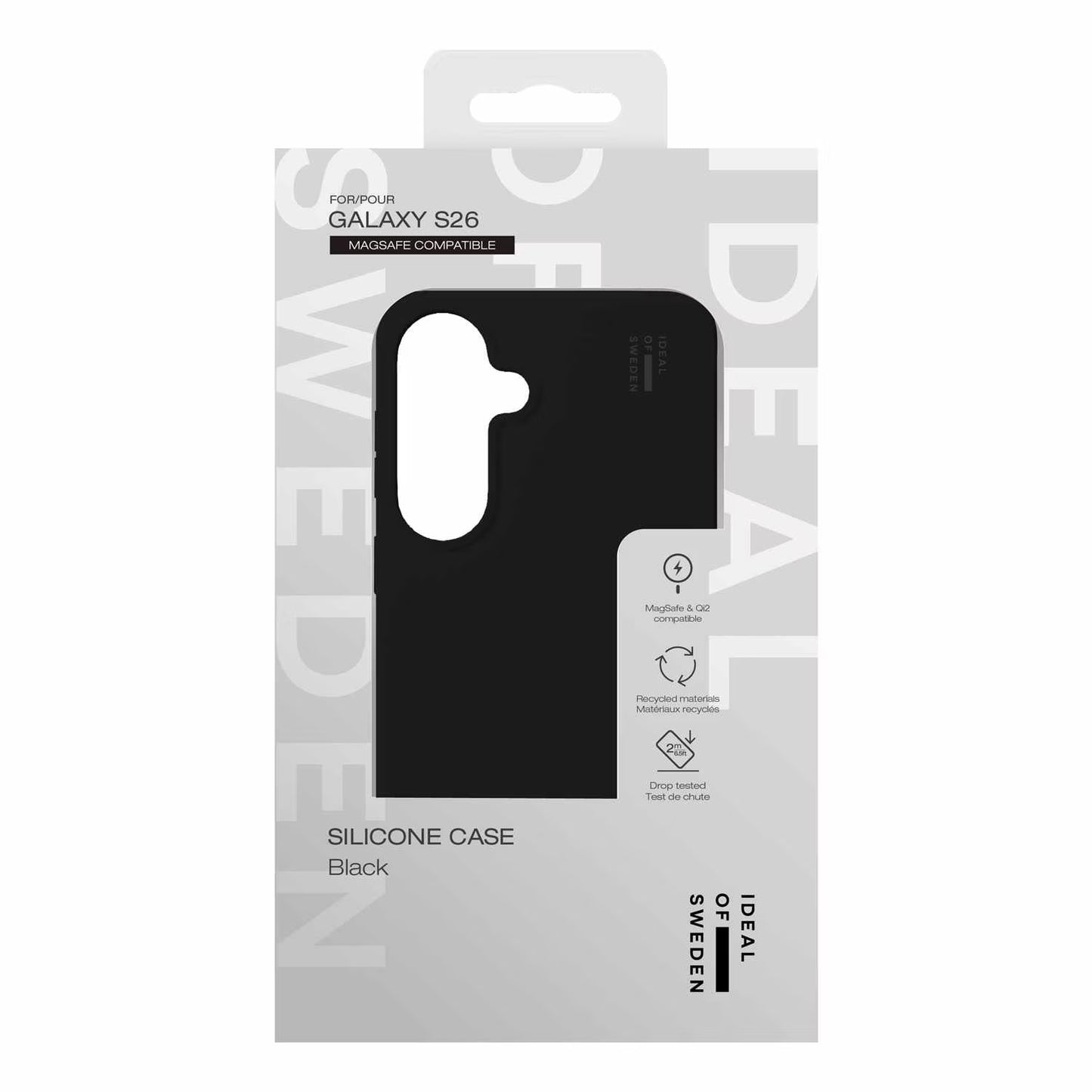 Galaxy S26 Ideal Of Sweden Magsafe Silicone Case - Black