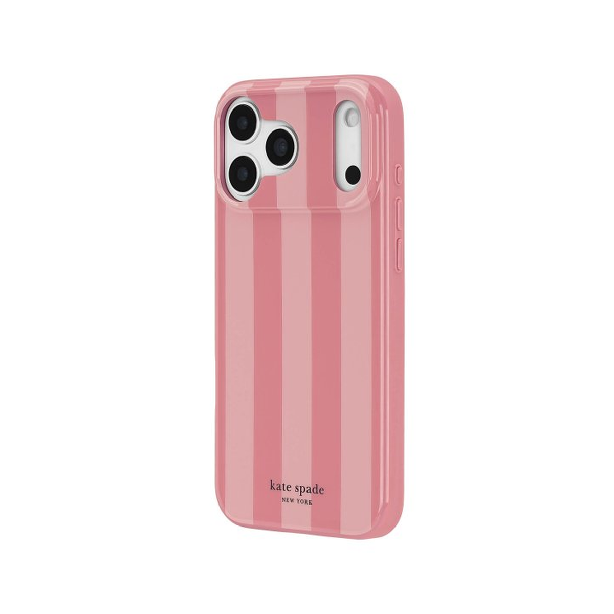 iPhone 18/17 Pro Max Kate Spade MagSafe Case - Bold Stripe Rose