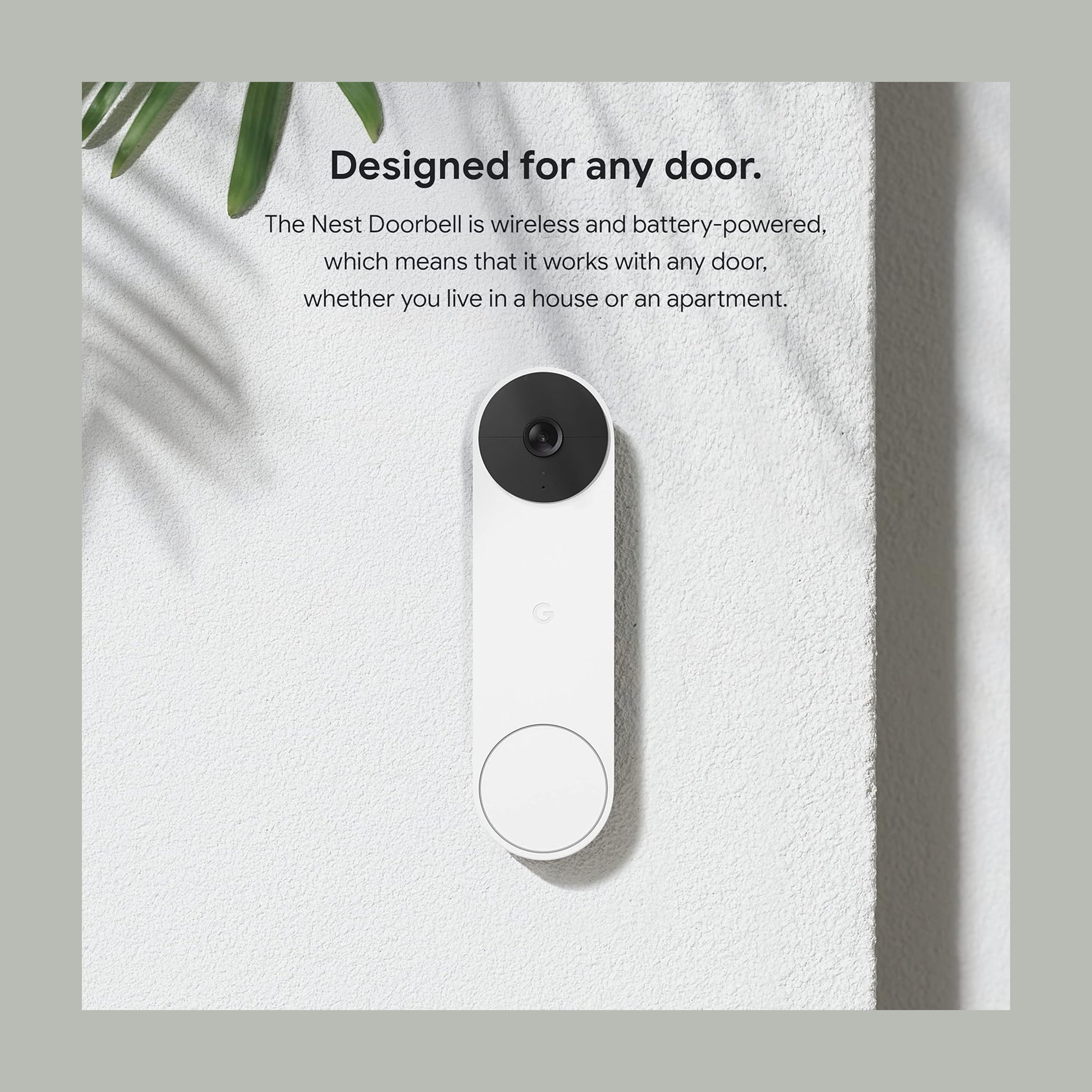 Google - Nest Doorbell(Battery)