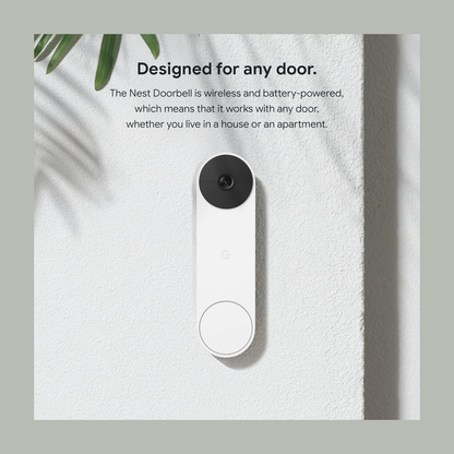 Google - Nest Doorbell(Battery)