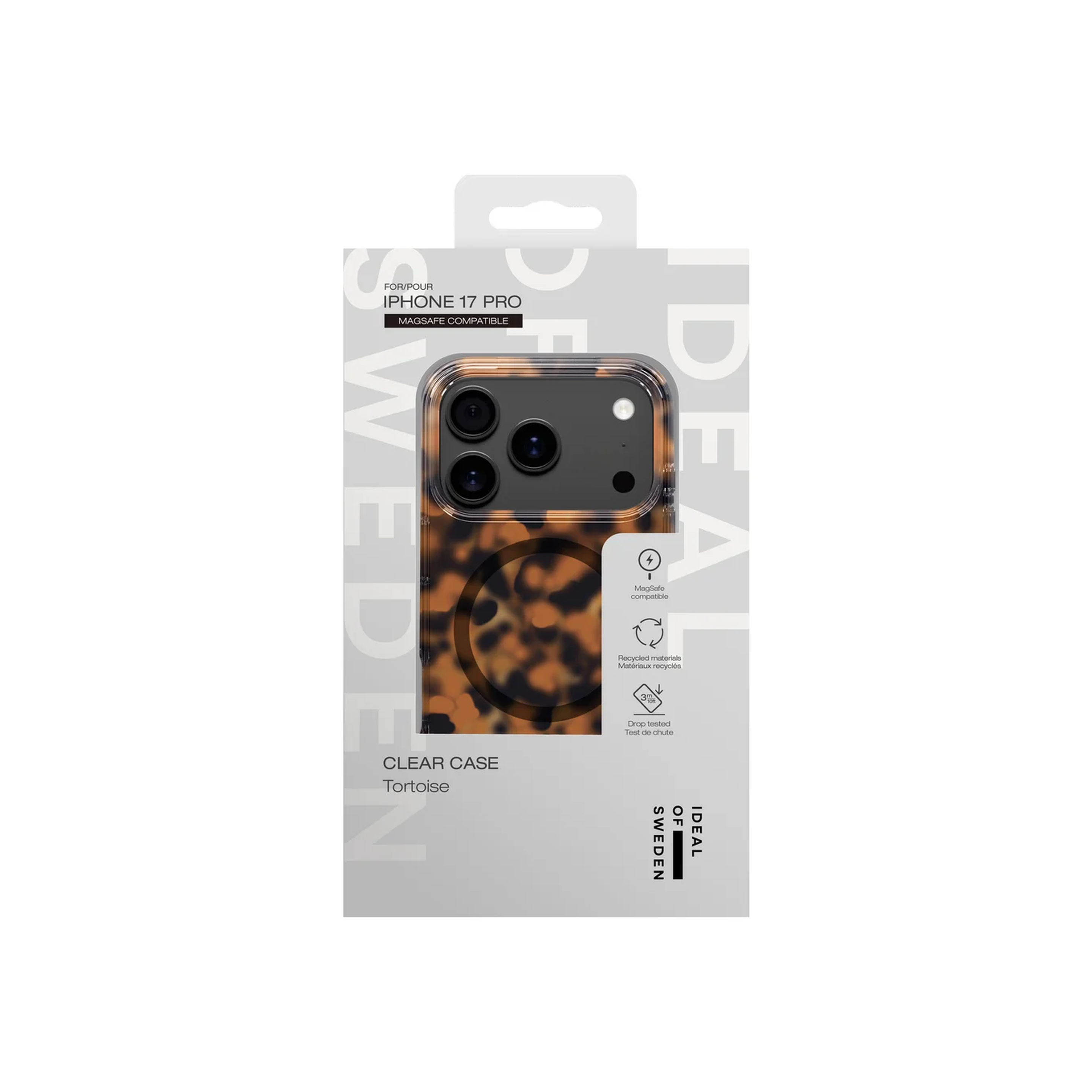 iPhone 17 Pro Max Ideal Of Sweden Clear Magsafe Case - Tortoise