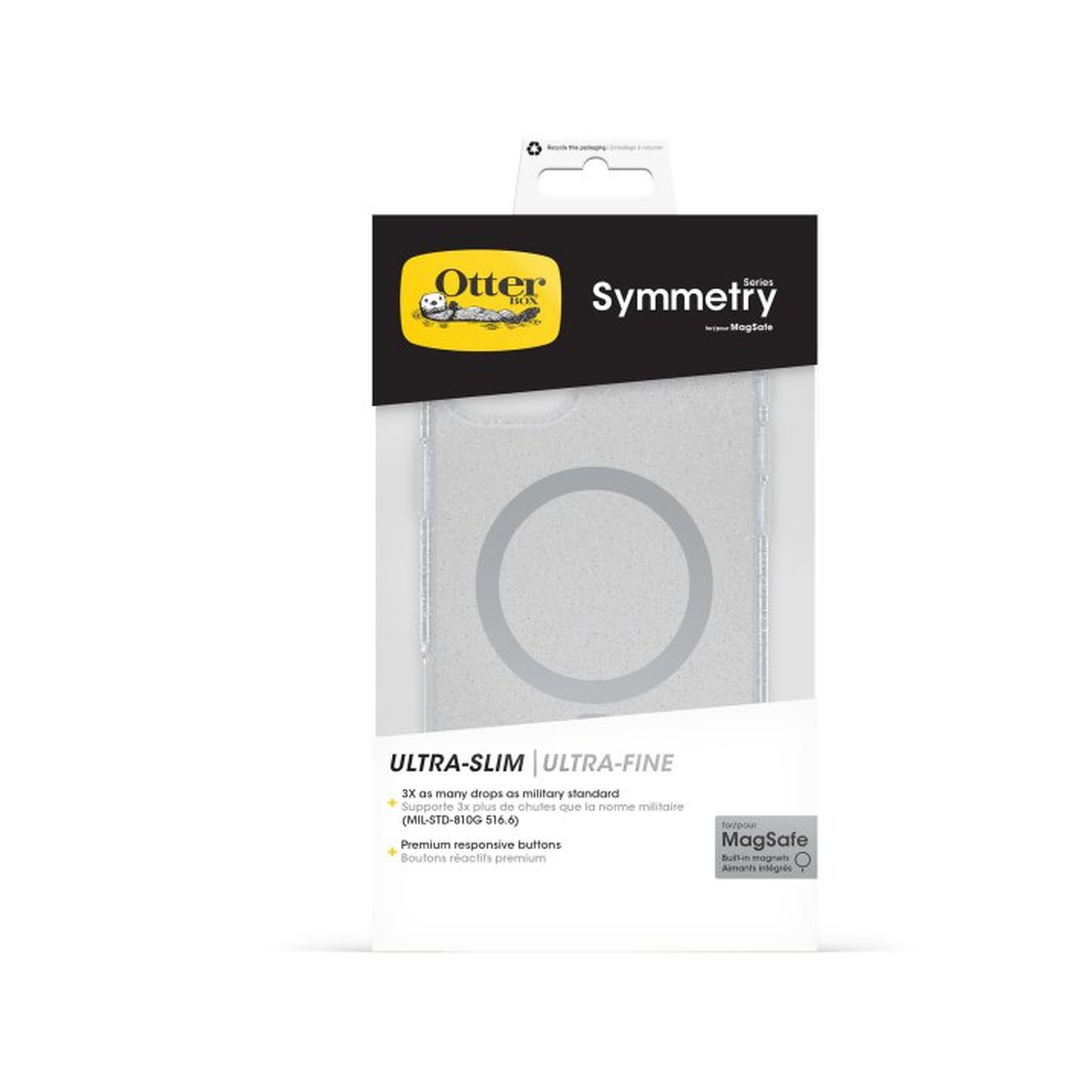 iPhone 16+ Otterbox Symmetry Magsafe Clear Series Case (Stardust)
