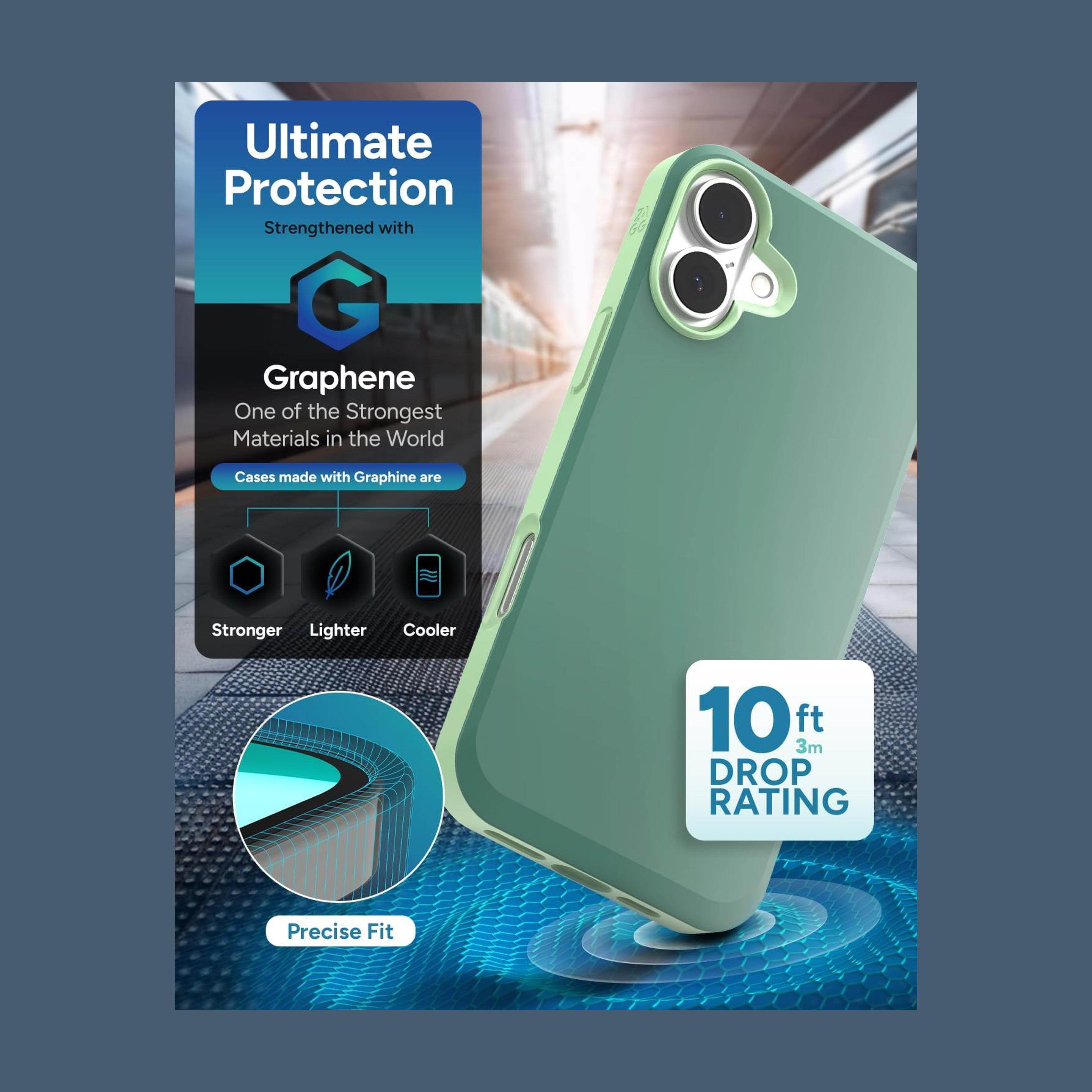 iPhone 16 Pro Max Zagg Soho Mag Snap Case
