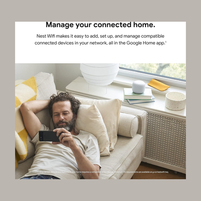 Google Nest Wifi Router & Point (2PK)