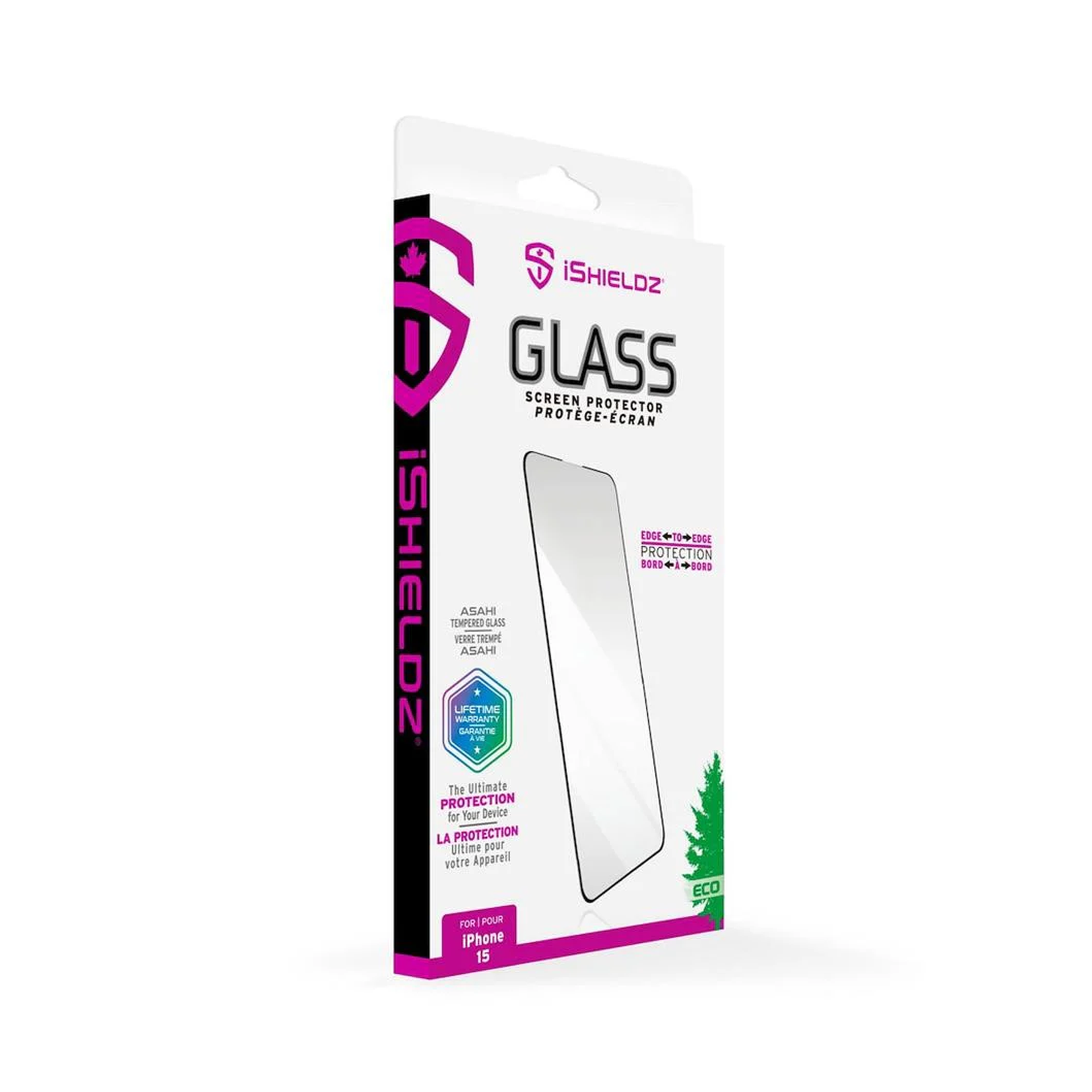 iPhone 15 iShieldz Edge to Edge Screen Protector