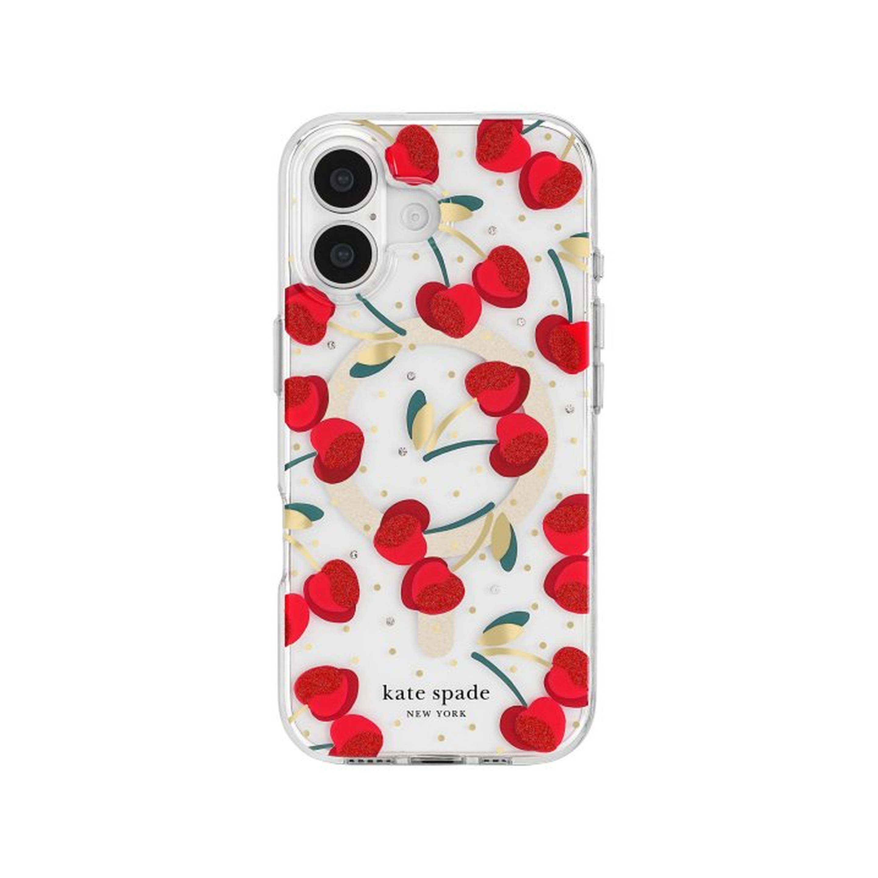 Kate Spade - Protective MagSafe Case for Apple iPhone 17 - Cherry Dot