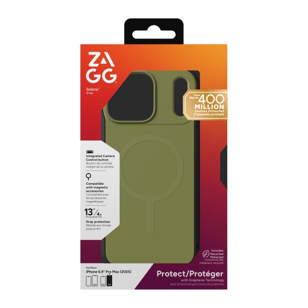 iPhone 17 Pro Max Zagg Sedona Snap Case