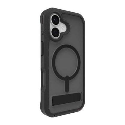 iPhone 17 Zagg Rainier Snap Kickstand Case - Smoke Black