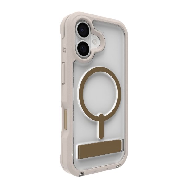 iPhone 17 Zagg Rainier Snap Kickstand Case - Sandstone