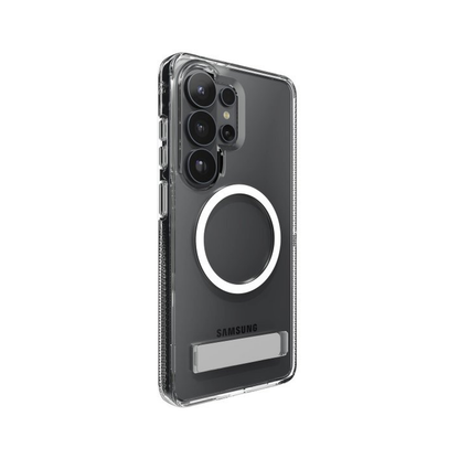 Galaxy S26 Ultra Zagg Crystal Palace Snap Kickstand Case - Clear
