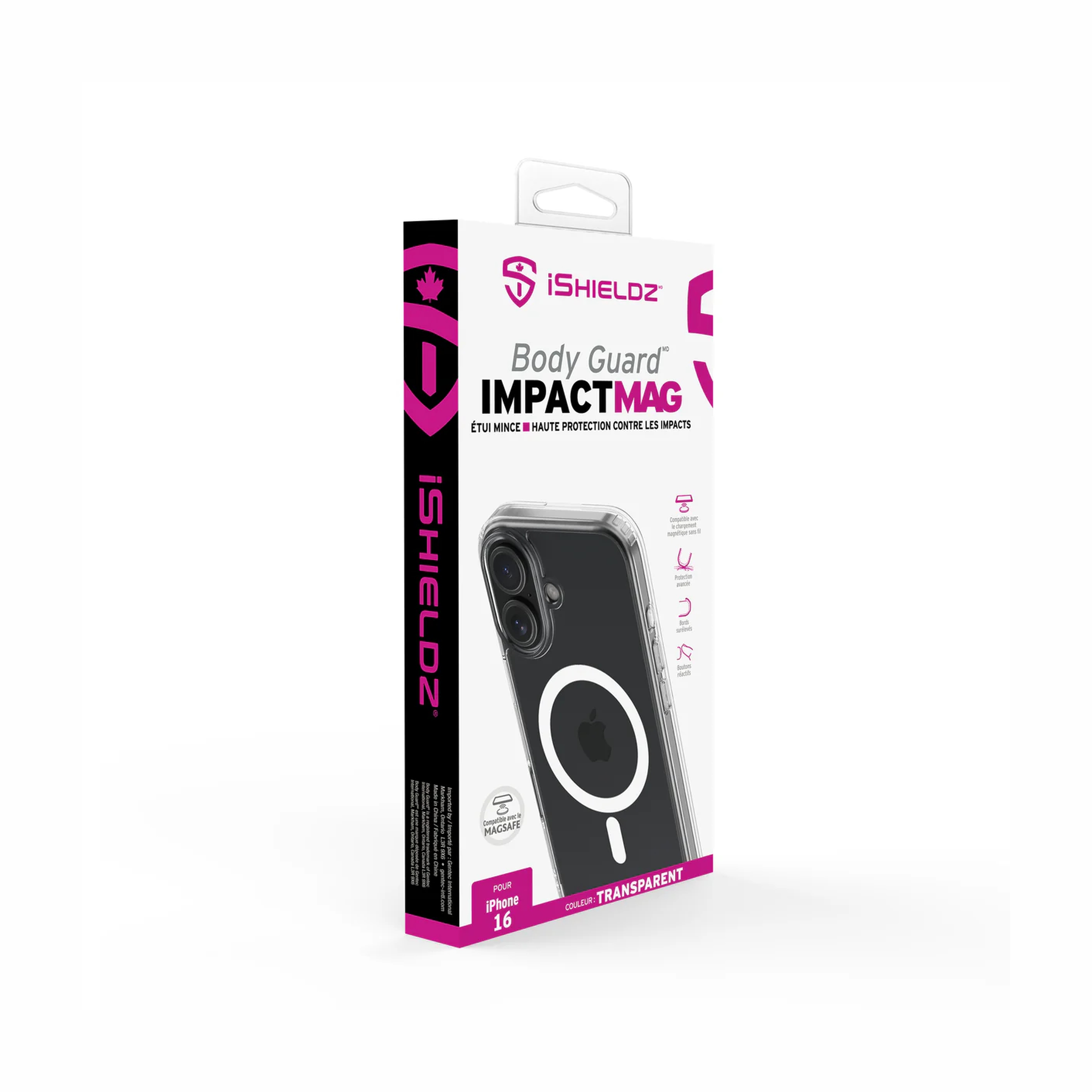 iPhone 16 iShieldz Bodyguard ImpactMAG Case - Clear