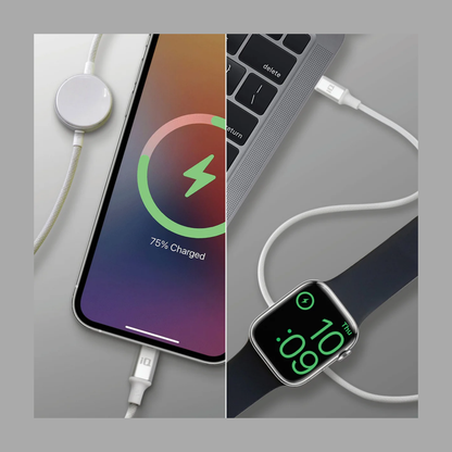 iQ Charge & Sync USB Type-C to Type-C Cable with Apple Watch Charger