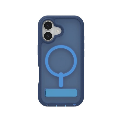 iPhone 17 ZAGG Graphene Rainier Snap Kickstand Case - Cobalt Horizon