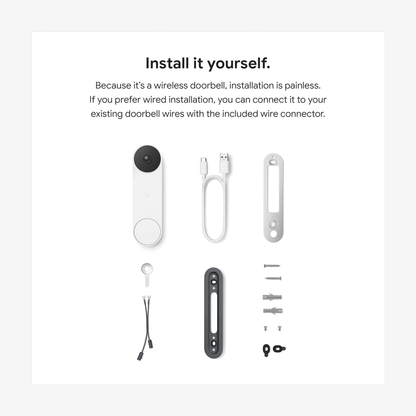 Google - Nest Doorbell(Battery)