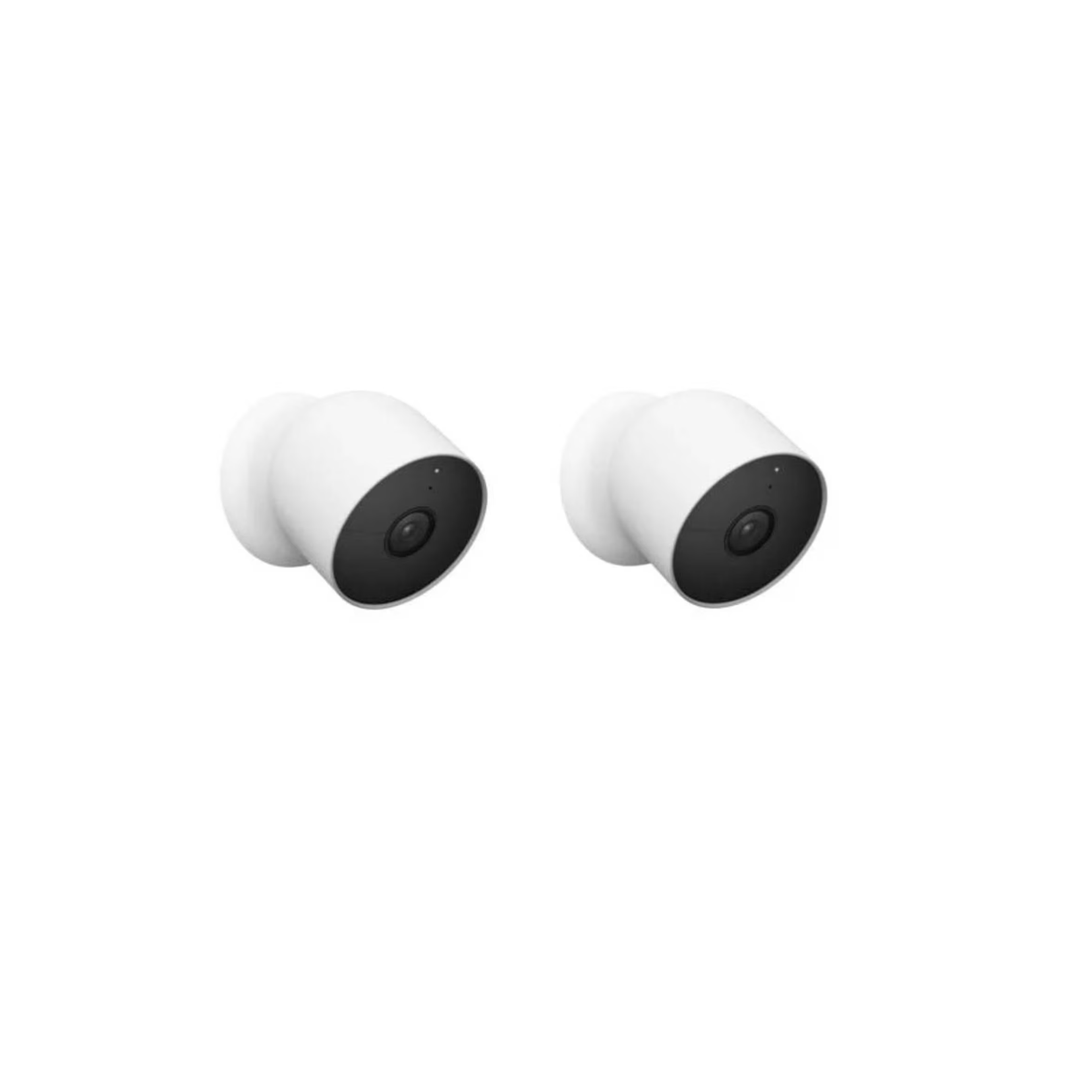 Google - Google Nest Cam (Indoor or Outdoor w/ Battery) 2pk - Indoor or Outdoor w/ Battery