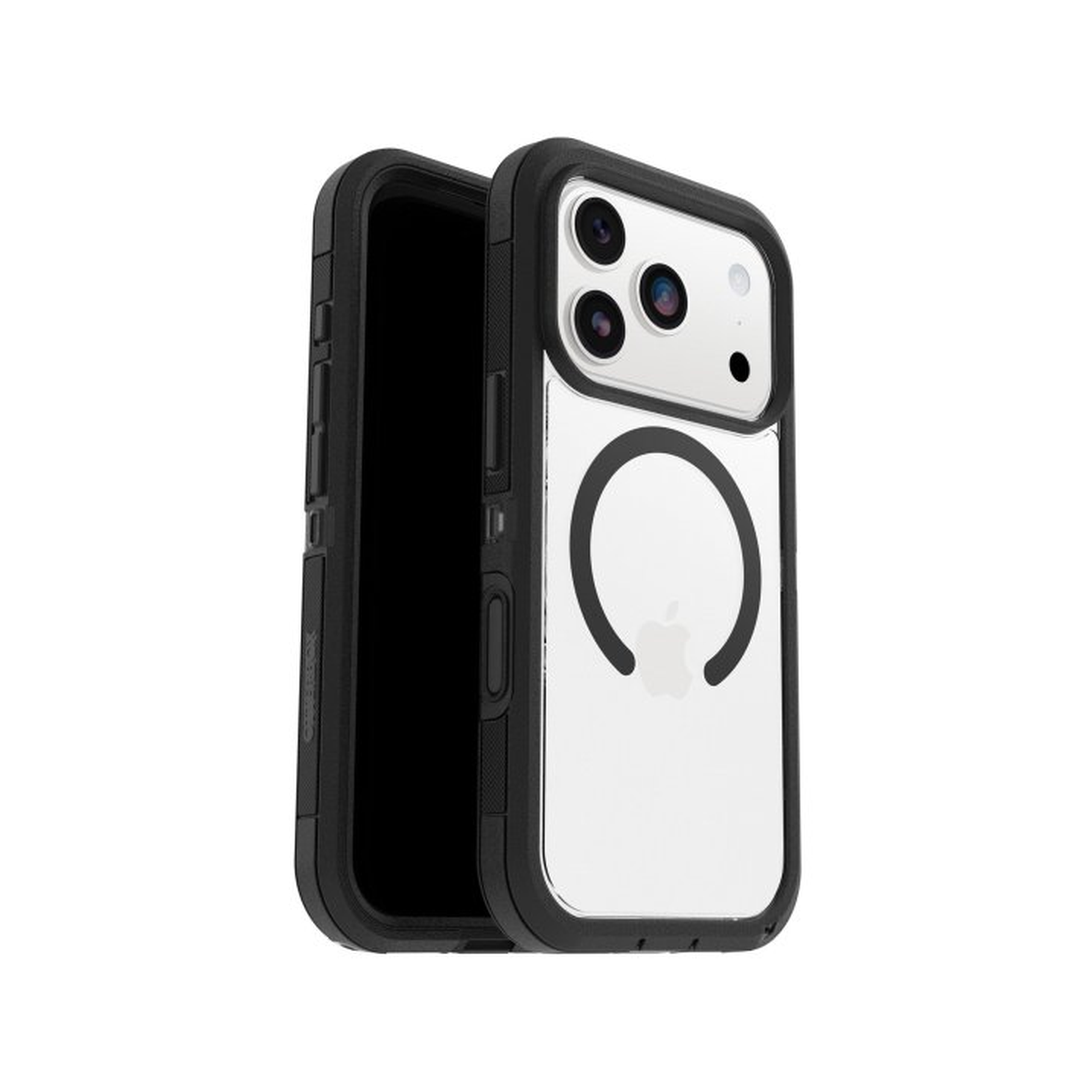 iPhone 17 Pro - OtterBox - Defender Pro XT Clear MagSafe Case w/Camera Control Dark Side