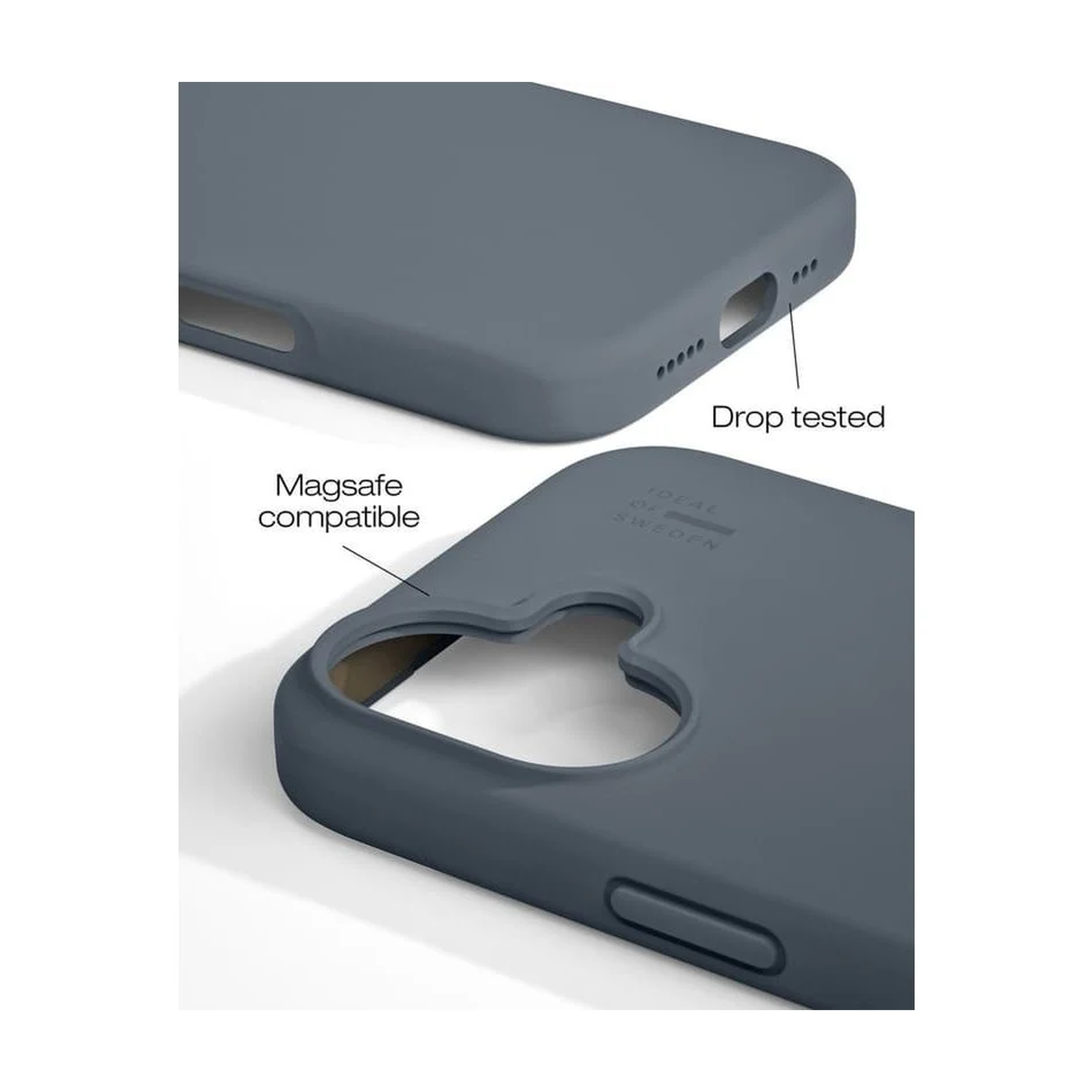 iPhone 16 Pro Max Ideal Of Sweden Magsafe Silicone Case Blue