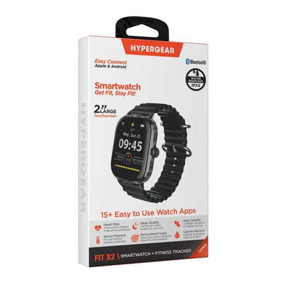 HyperGear Fit X2 Smartwatch + Fitness Tracker