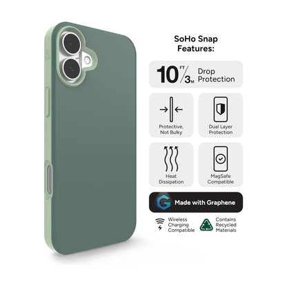iPhone 16 Pro Max Zagg Soho Mag Snap Case