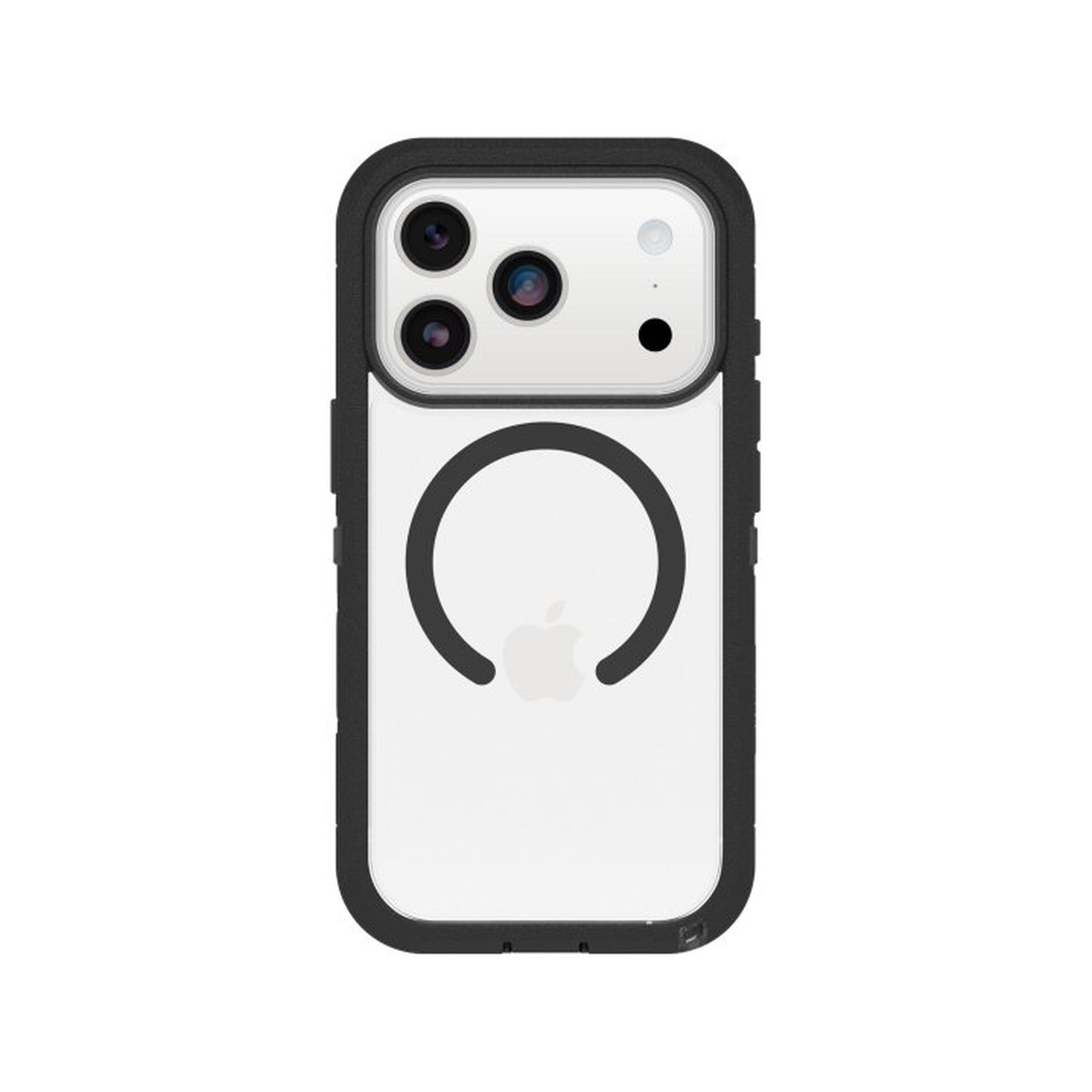 iPhone 17 Pro - OtterBox - Defender Pro XT Clear MagSafe Case w/Camera Control Dark Side