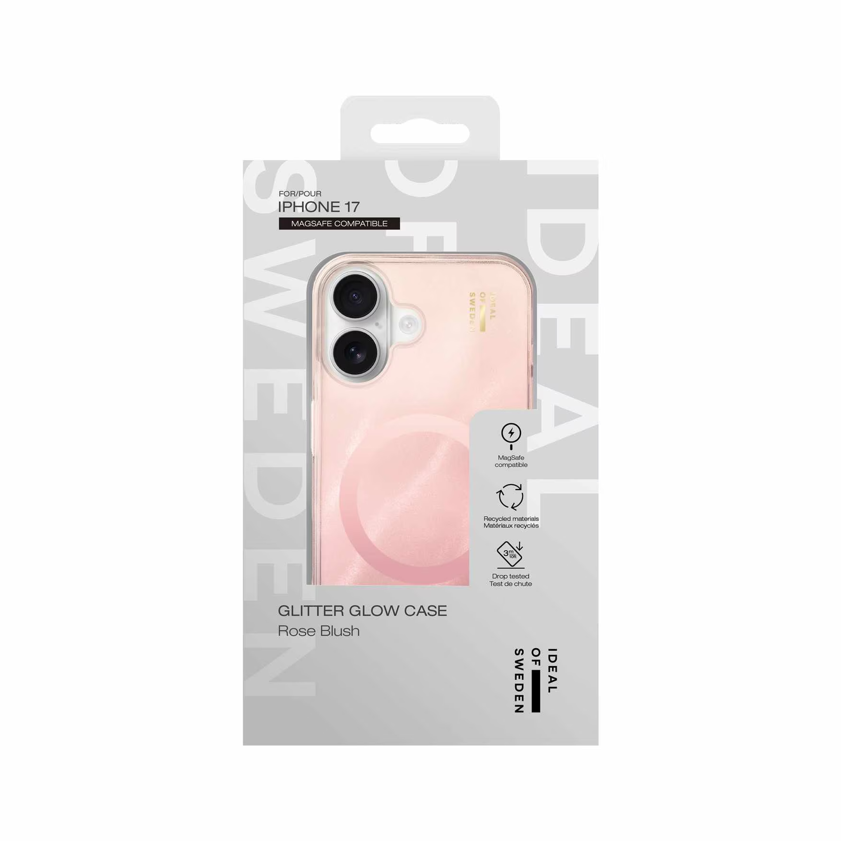 iPhone 17 Ideal Of Sweden Clear Magsafe Case Blush