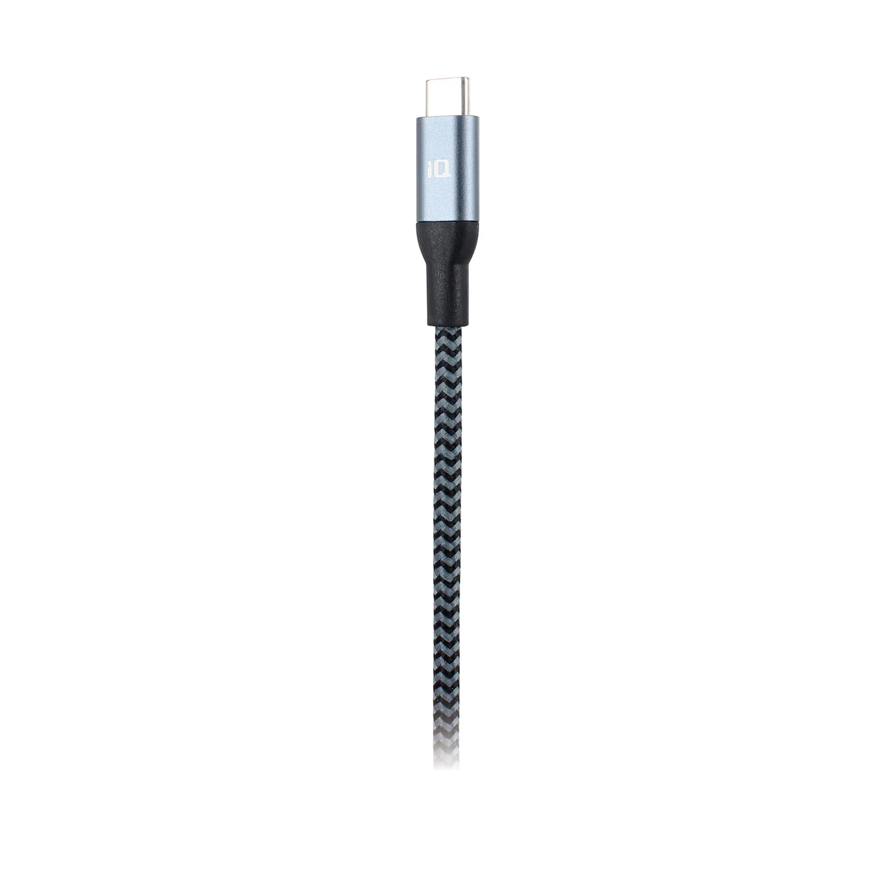 iQ USB Type-C to Type-C Cable - Braided - 1.8m/6ft