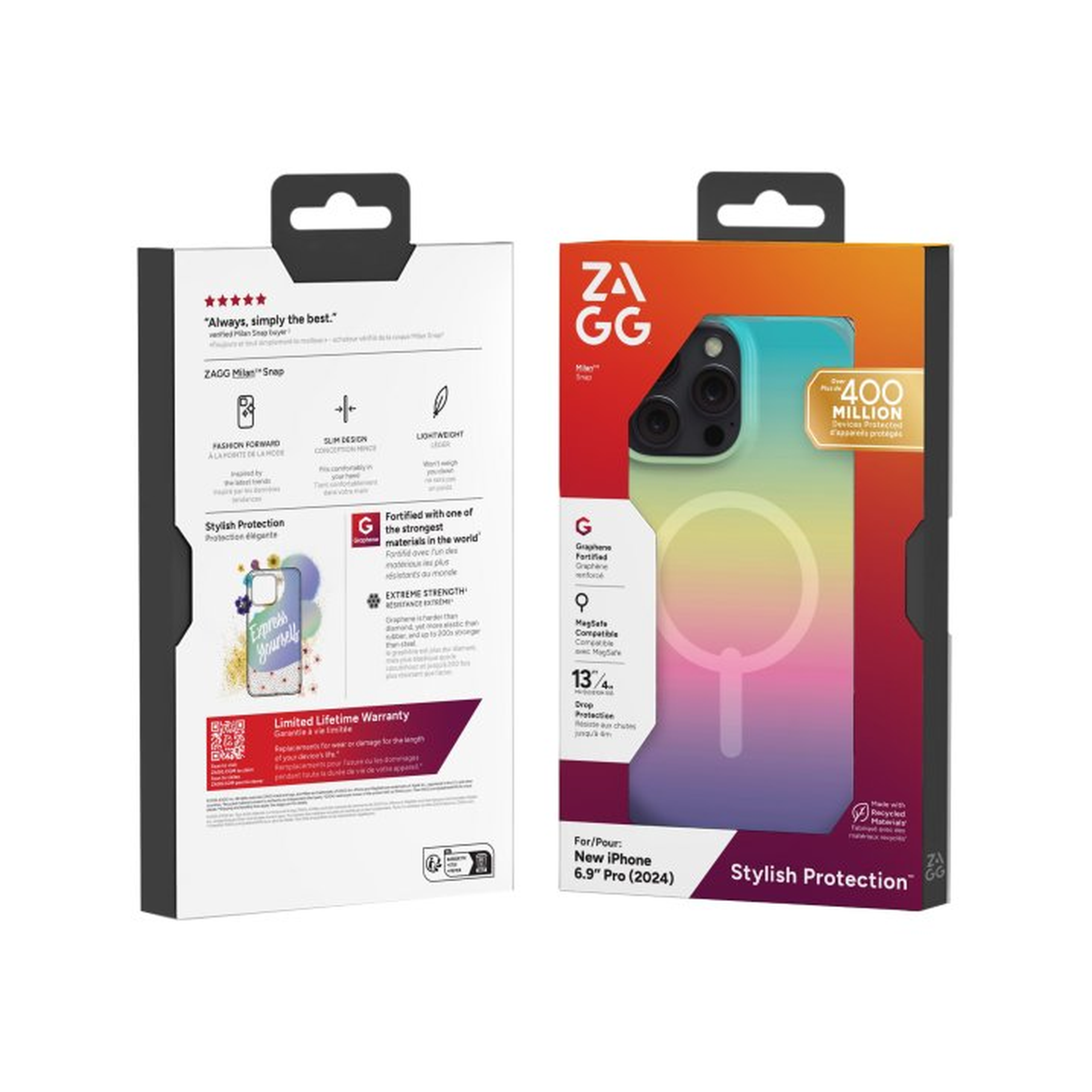 iPhone 16 Pro Max Zagg Milan Mag Snap Case - Iridescent