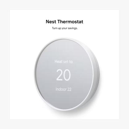 Google Nest Thermostat - Snow