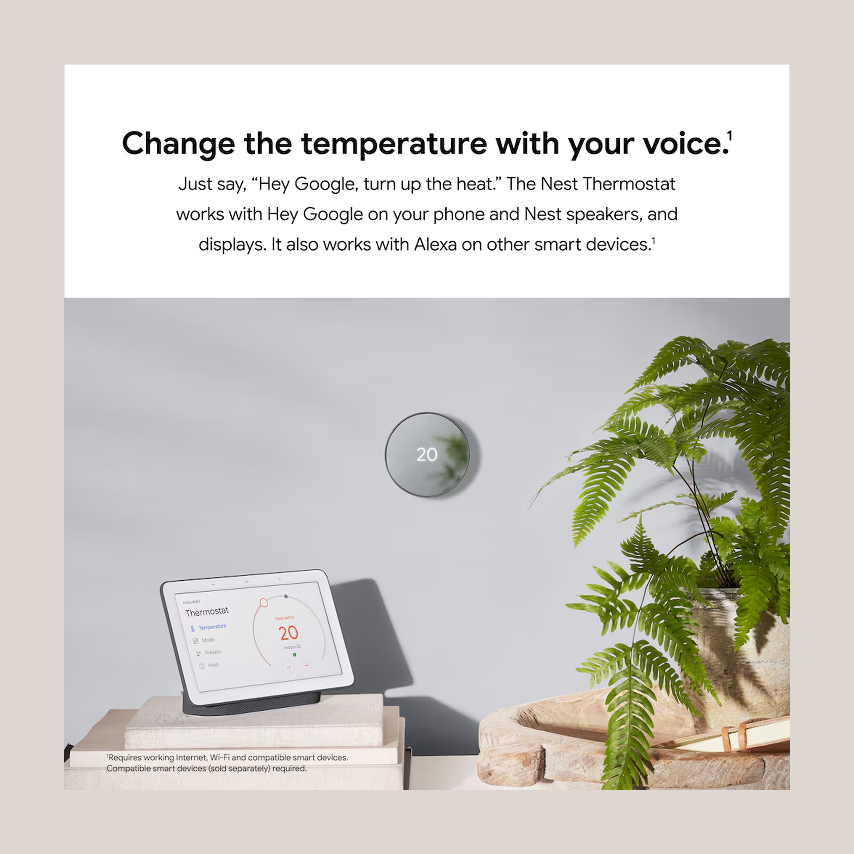 Google Nest Thermostat - Snow