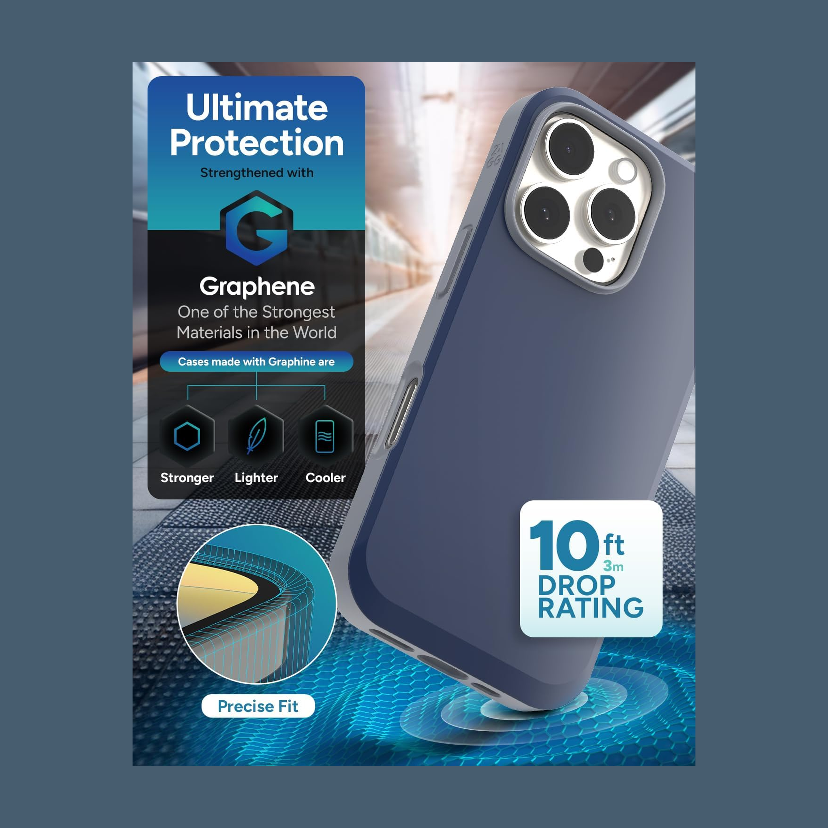 iPhone 16 Pro Max Zagg Soho Mag Snap Case
