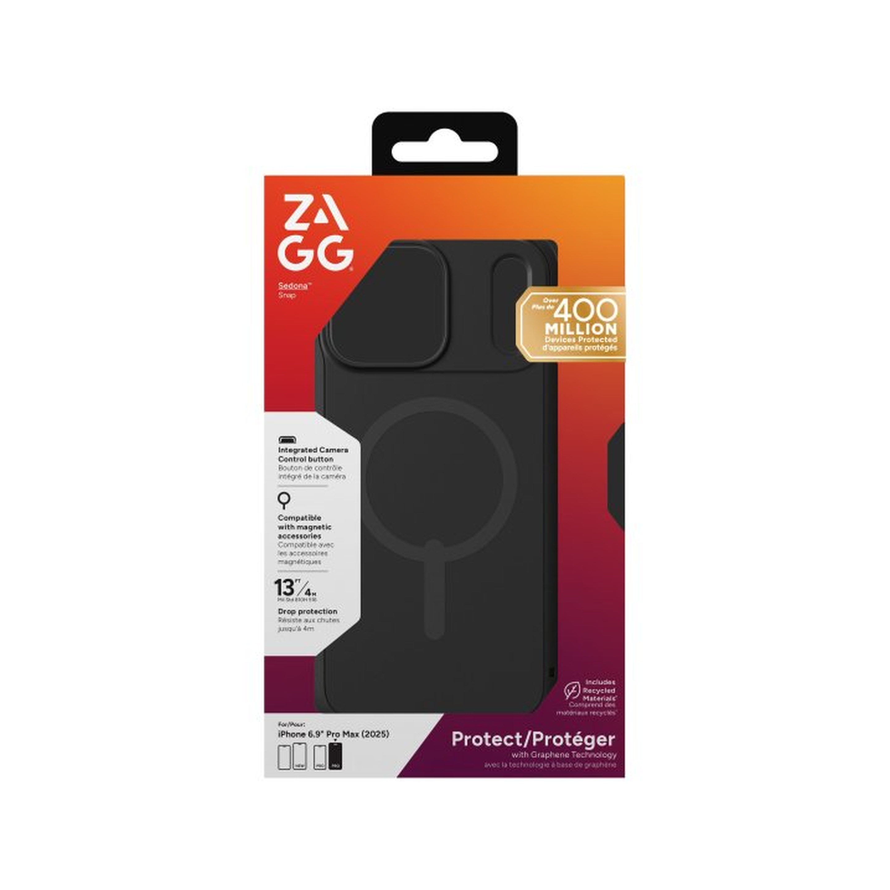 iPhone 17 Pro Max ZAGG Graphene Sedona Snap Case