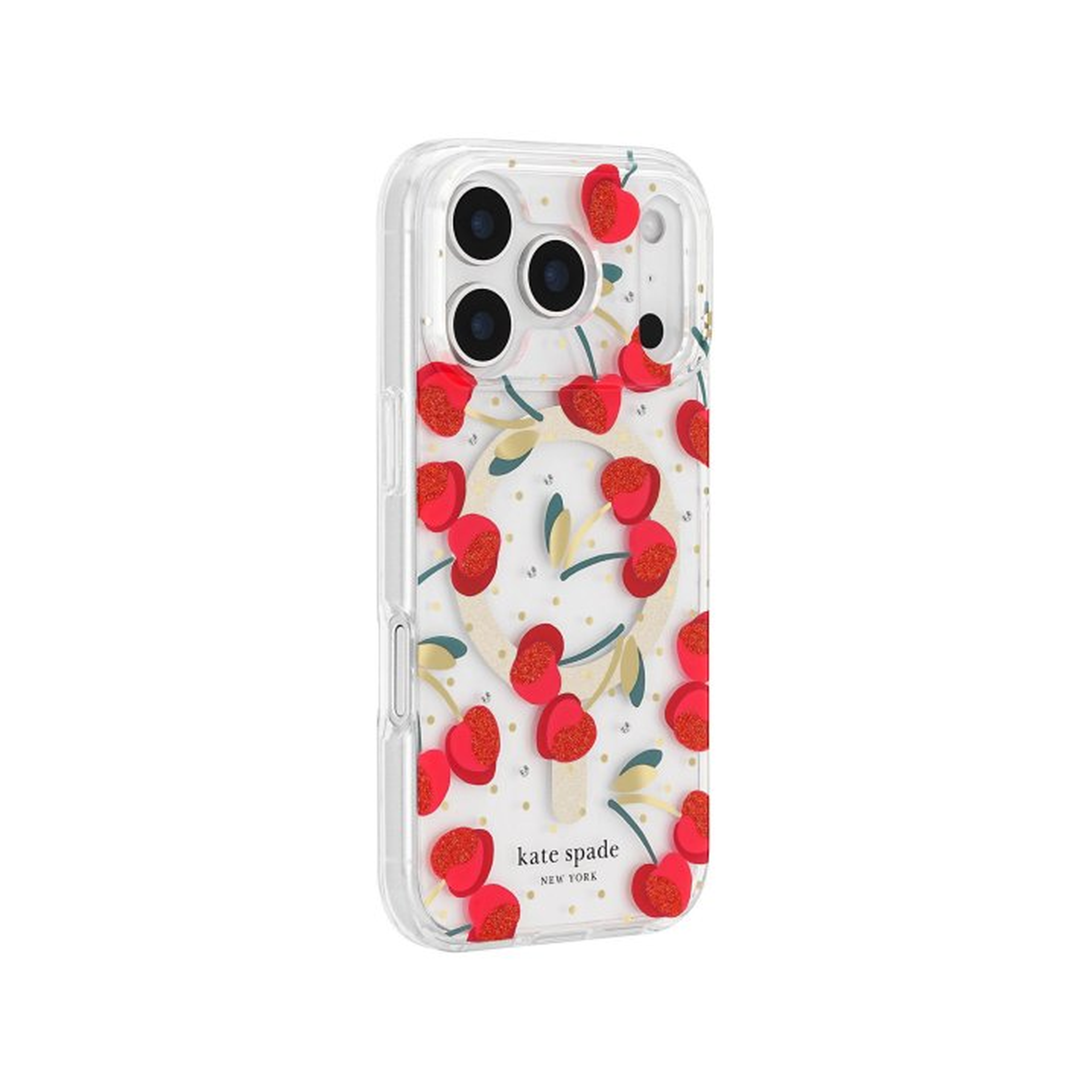 iPhone 17 Pro Kate Spade MagSafe Case - Cherry Dot